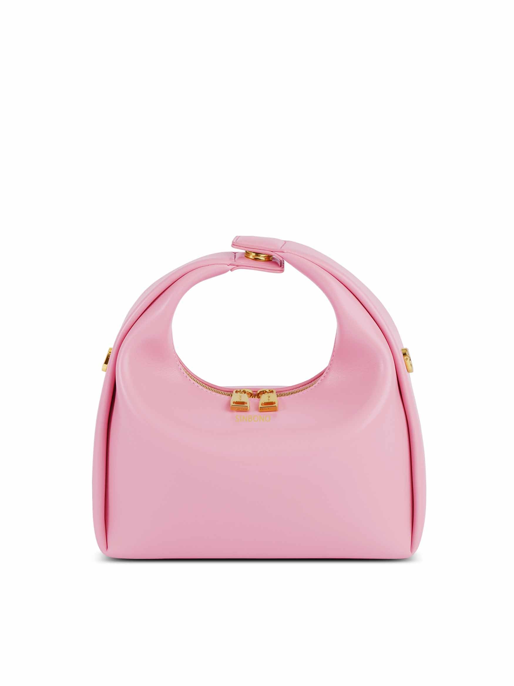 Medium Vienna Top Handle Crossbody Bag - Pink