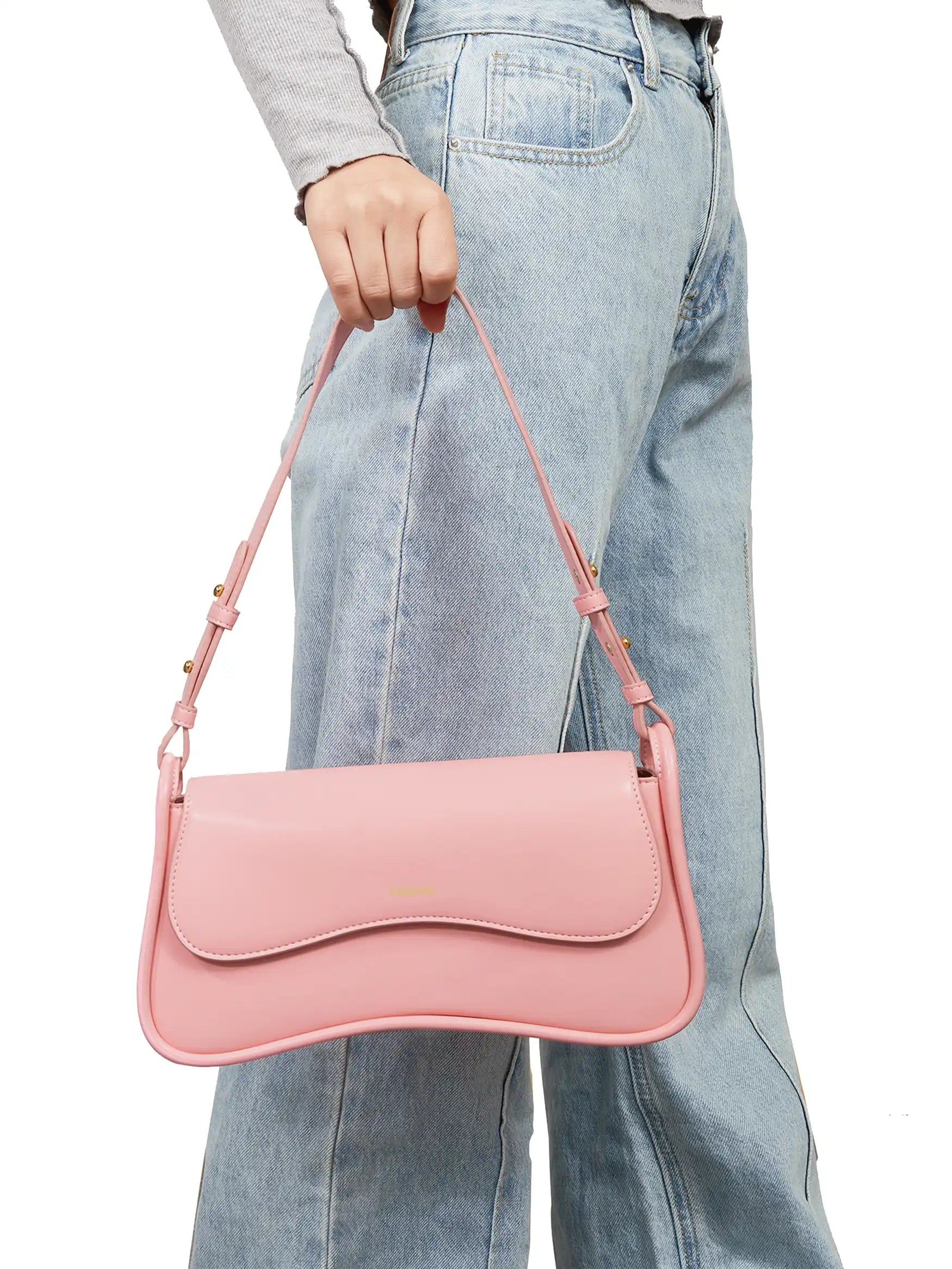 Zoe Shoulder Bag - Pink