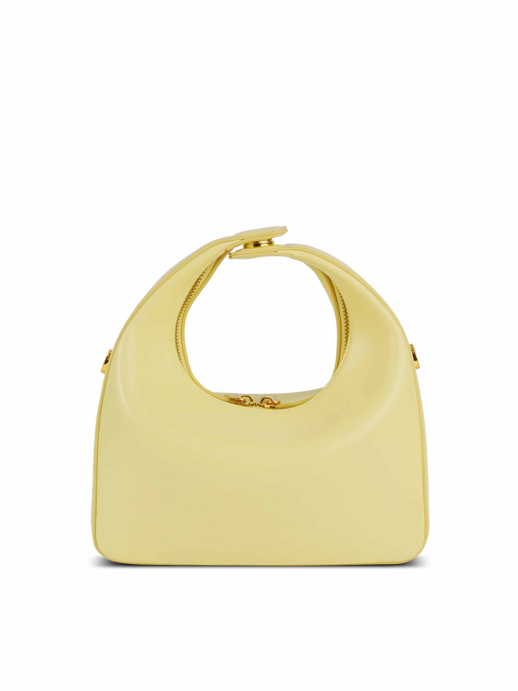 Medium Vienna Top Handle  Crossbody Bag  - Light Yellow