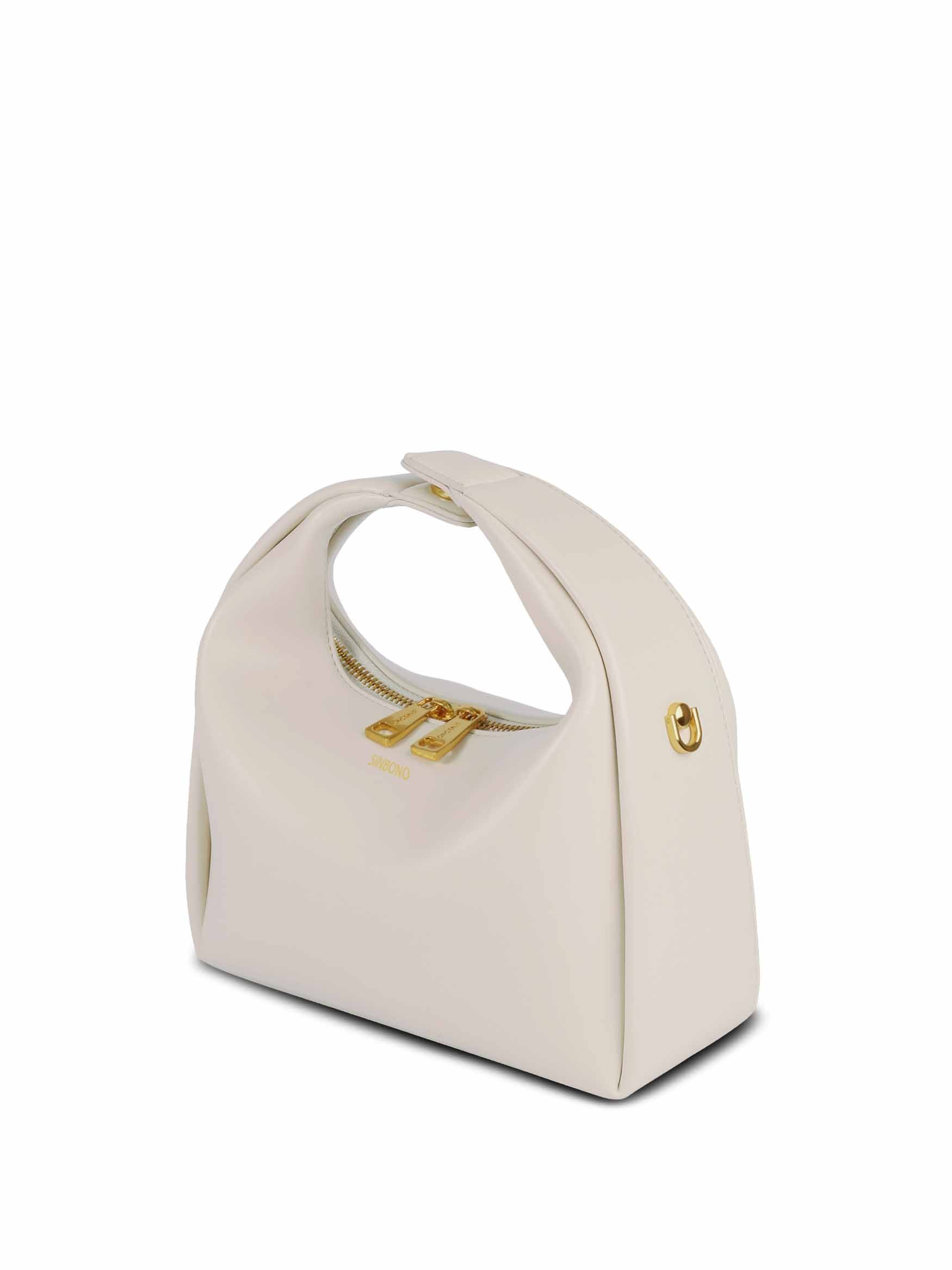 Medium Vienna Top Handle Crossbody Bag - Ivory