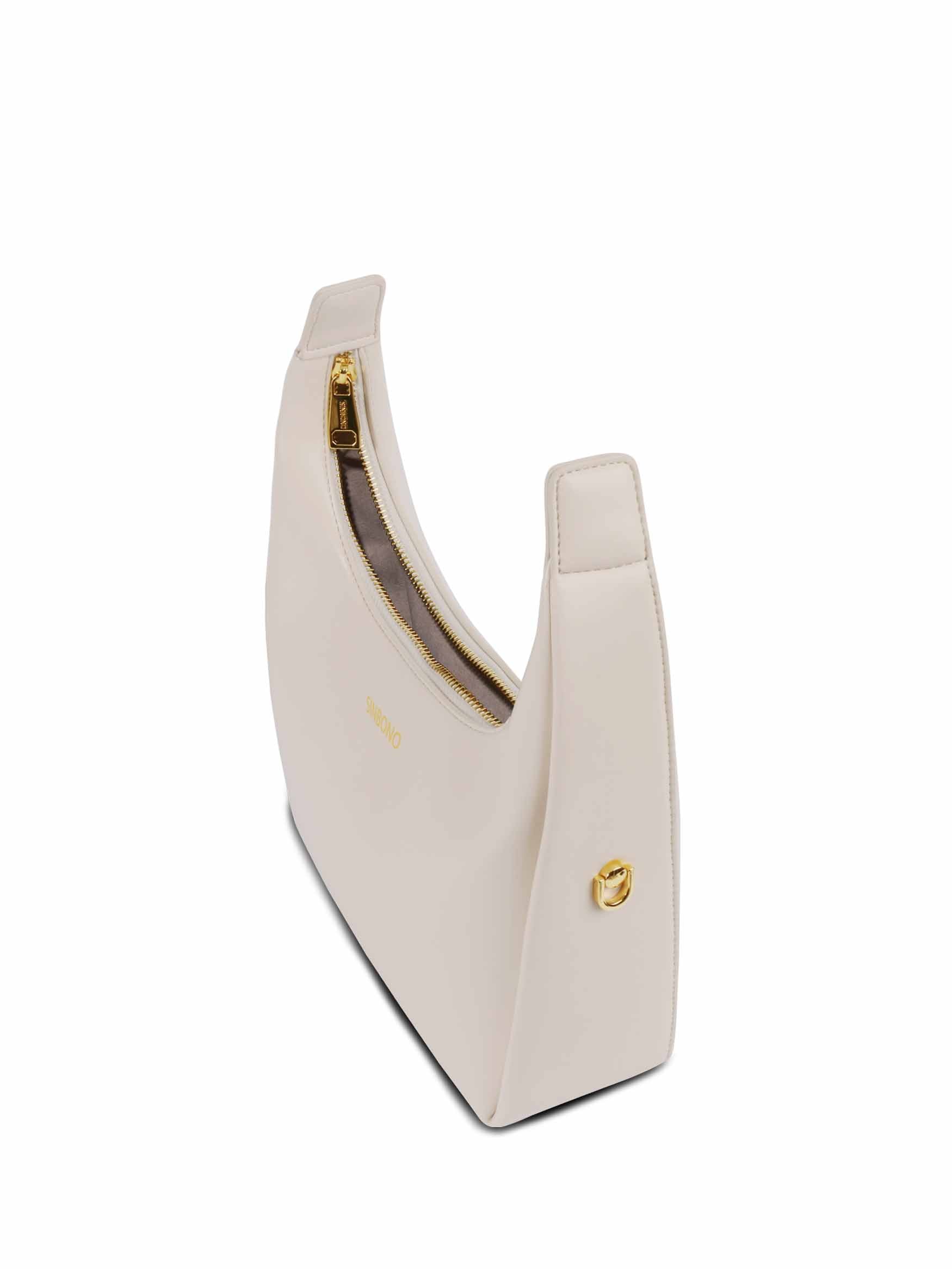 Medium Vienna Top Handle Crossbody Bag - Ivory