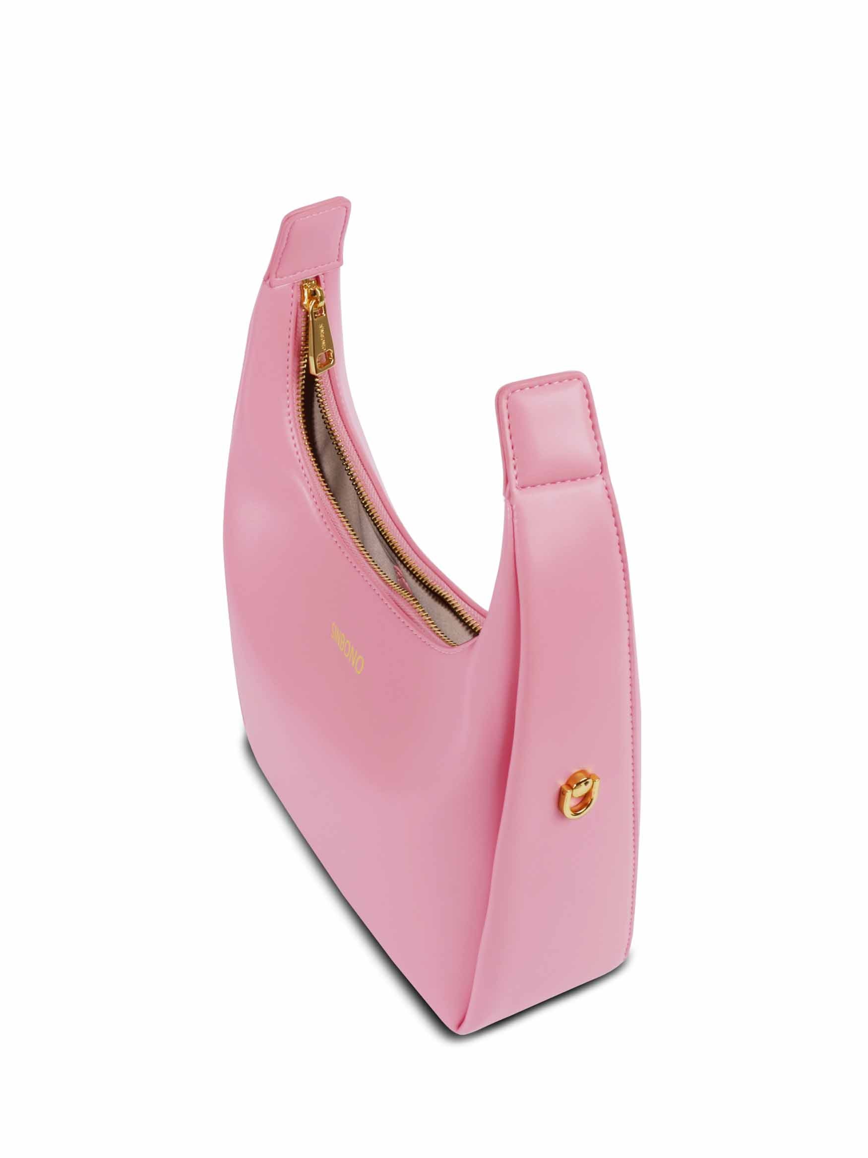 Medium Vienna Top Handle Crossbody Bag - Pink