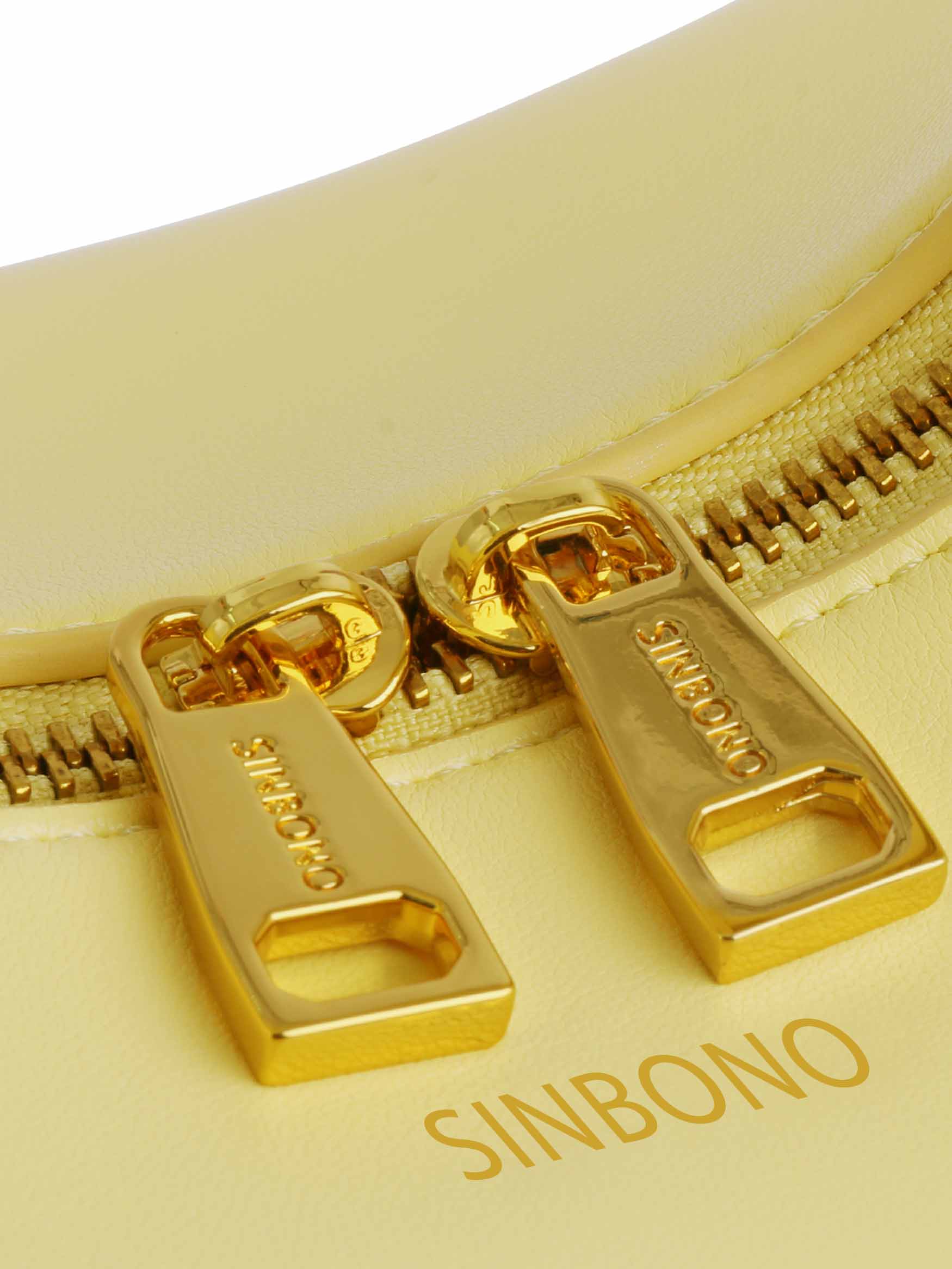 Medium Vienna Top Handle  Crossbody Bag  - Light Yellow