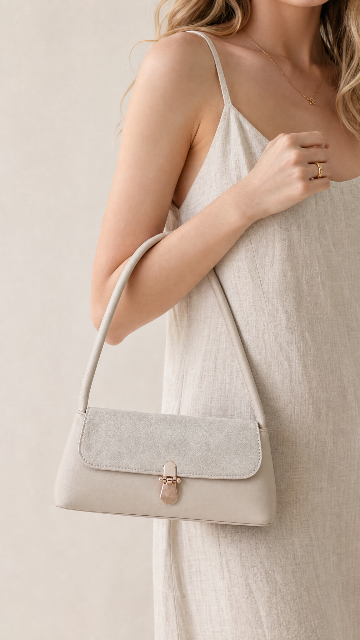 Allegra Shoulder Bag - Ivory