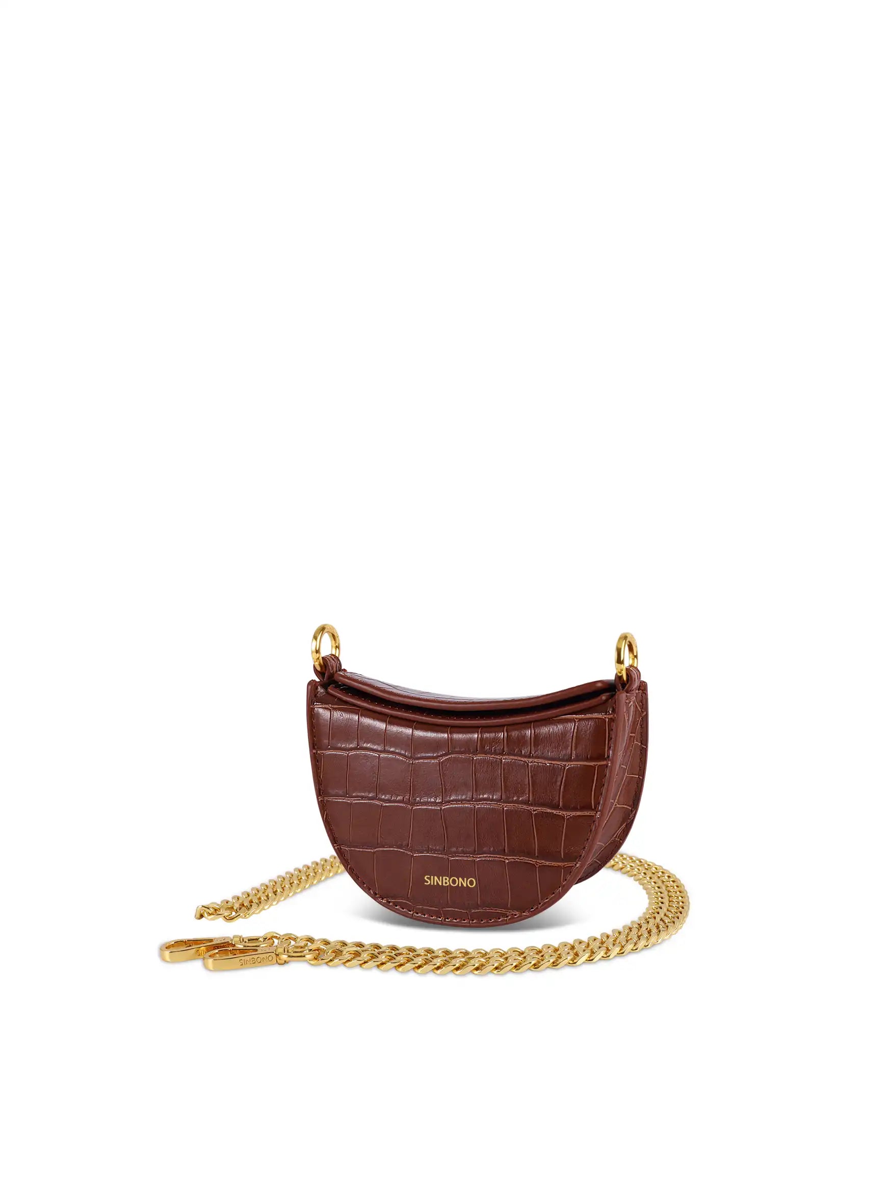 Mini Kace Crossbody Bag - Brown