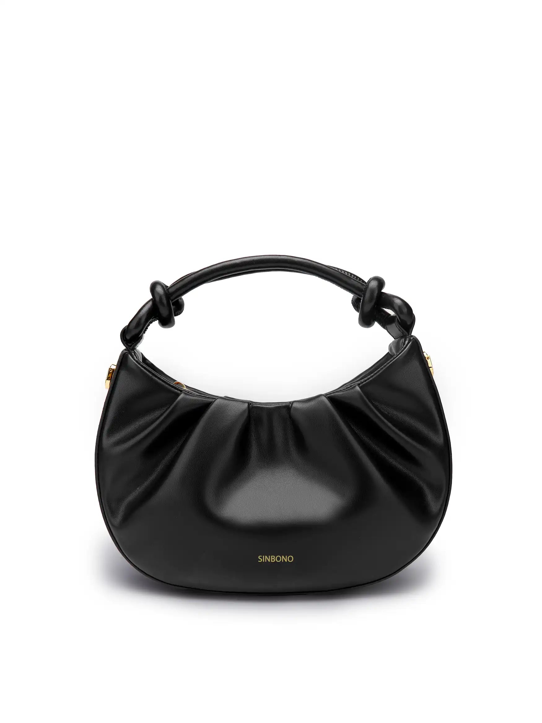 Cate Top Handle Crossbody Bag  - Black