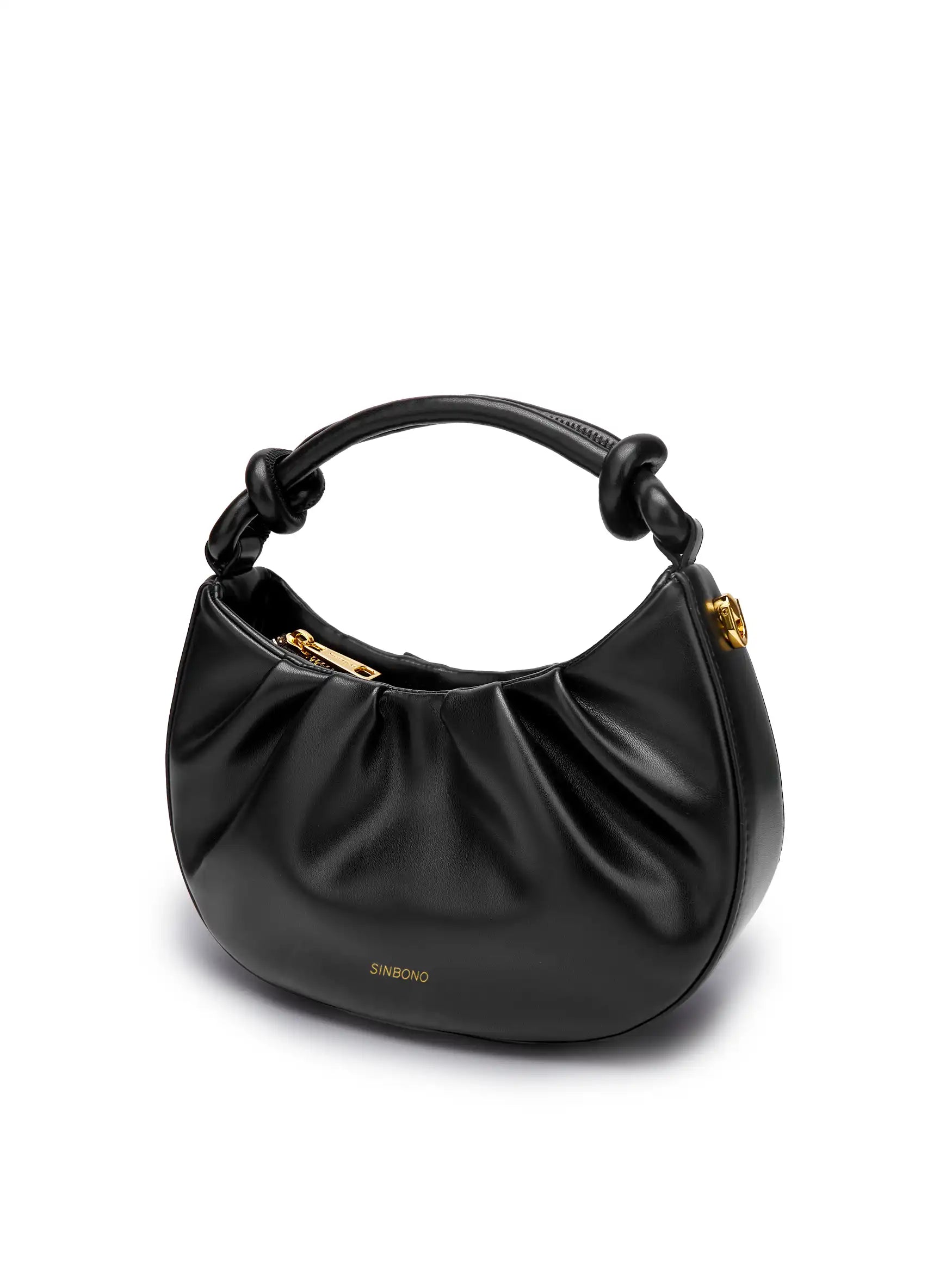 Cate Top Handle Crossbody Bag  - Black