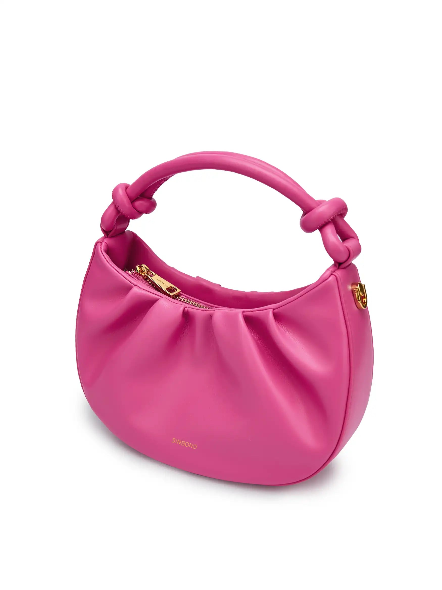 Cate Top Handle Crossbody Bag  - Bright Pink