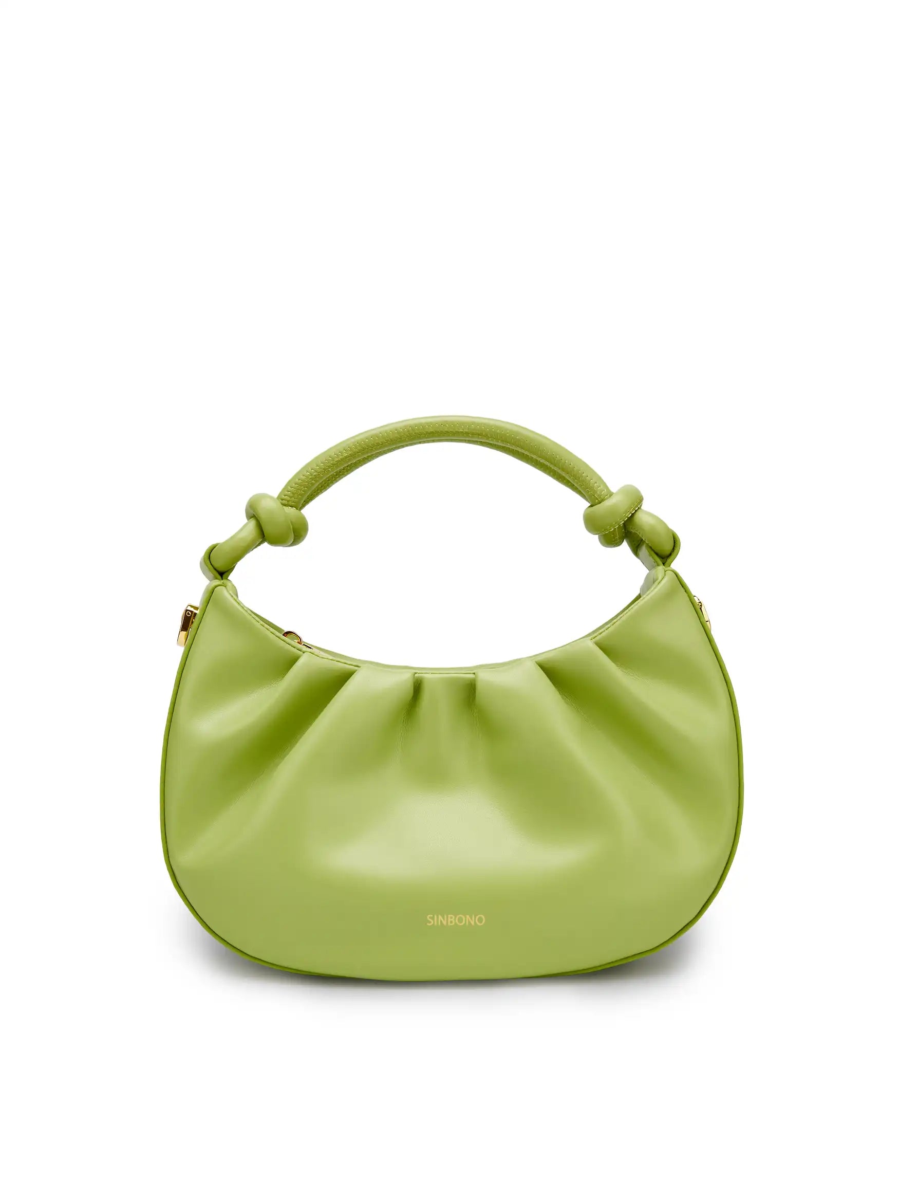 Cate Top Handle Crossbody Bag - Lime Green