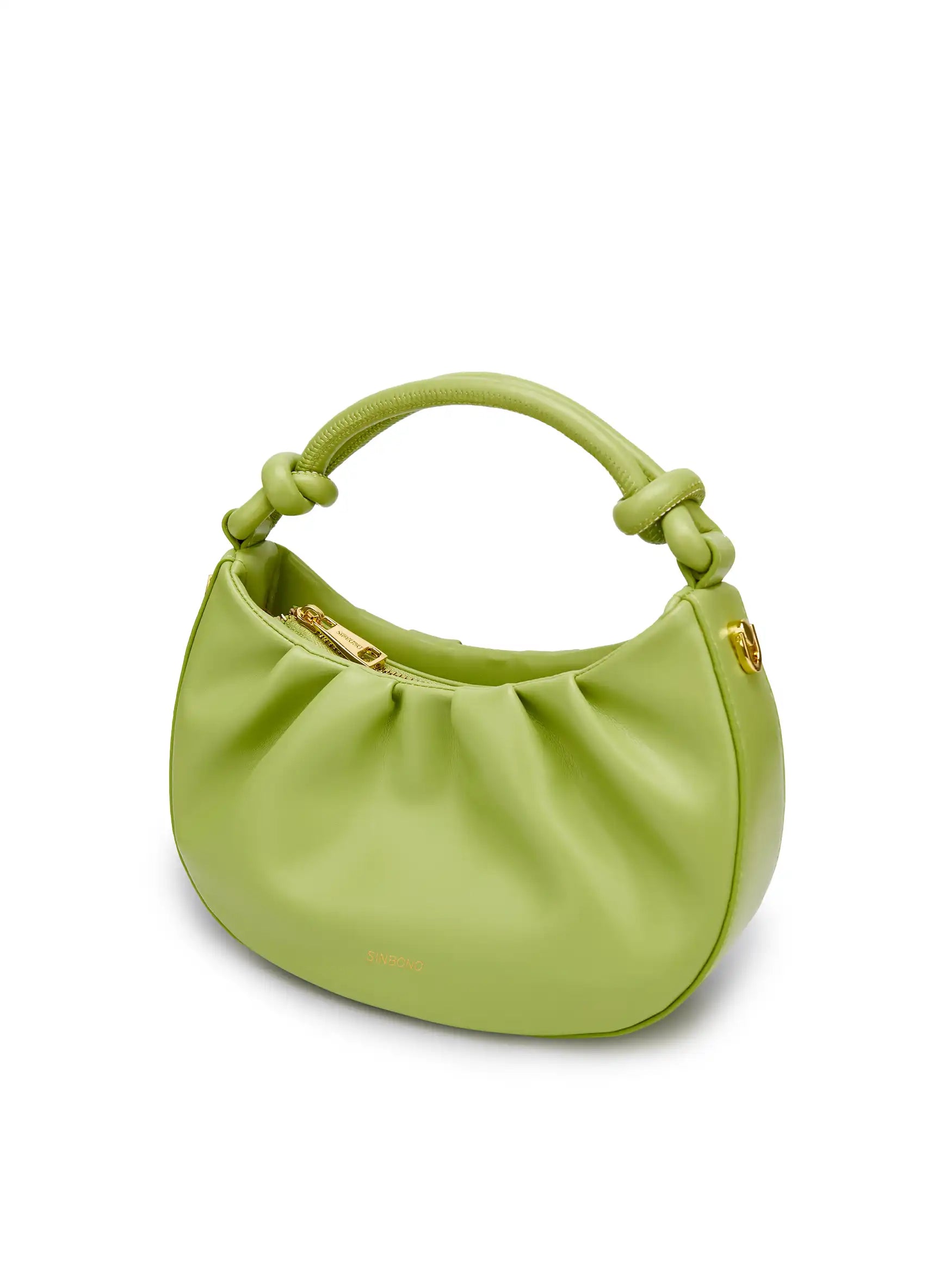 Cate Top Handle Crossbody Bag - Lime Green
