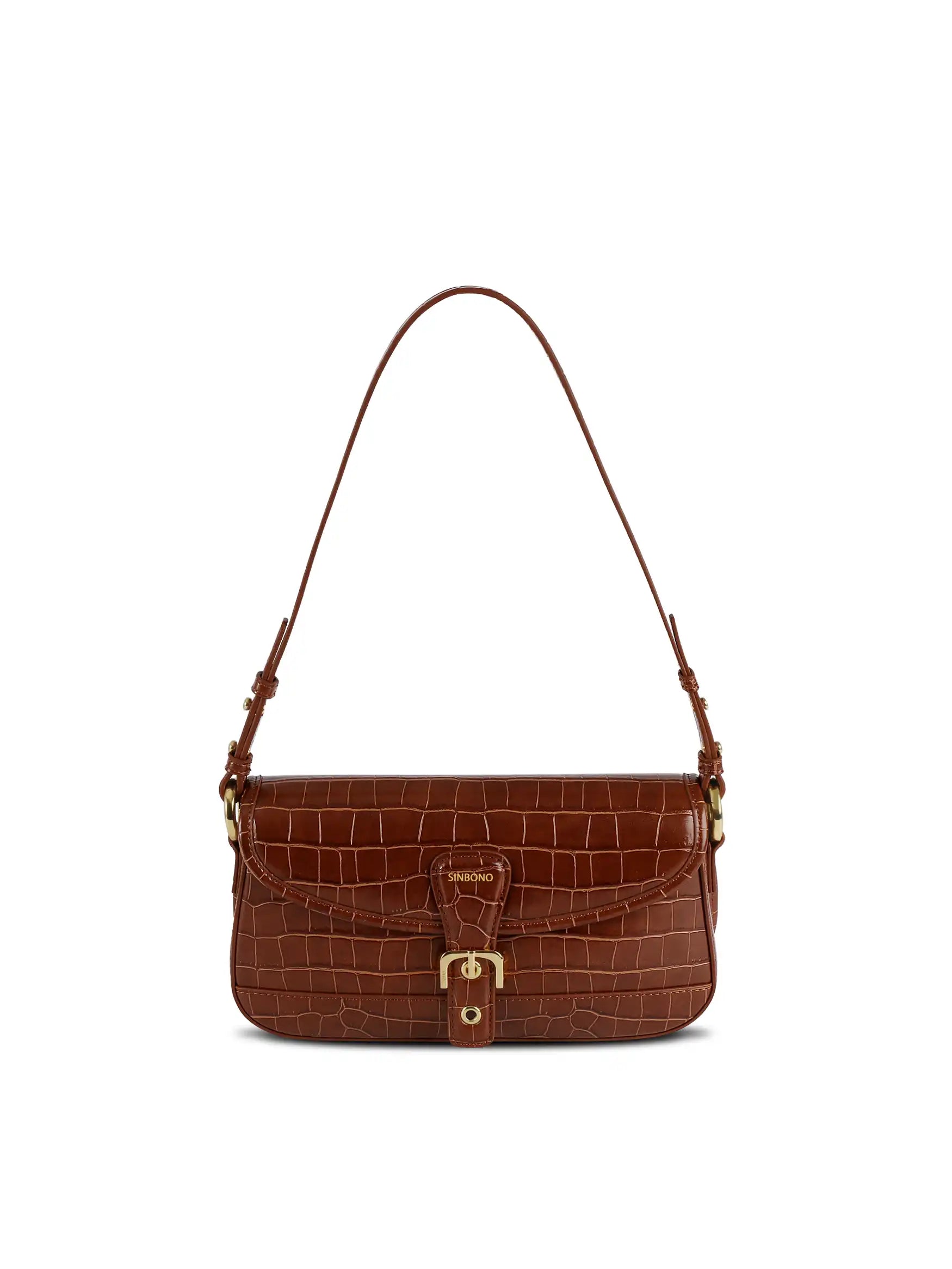 Fiona Shoulder Bag -  Brown