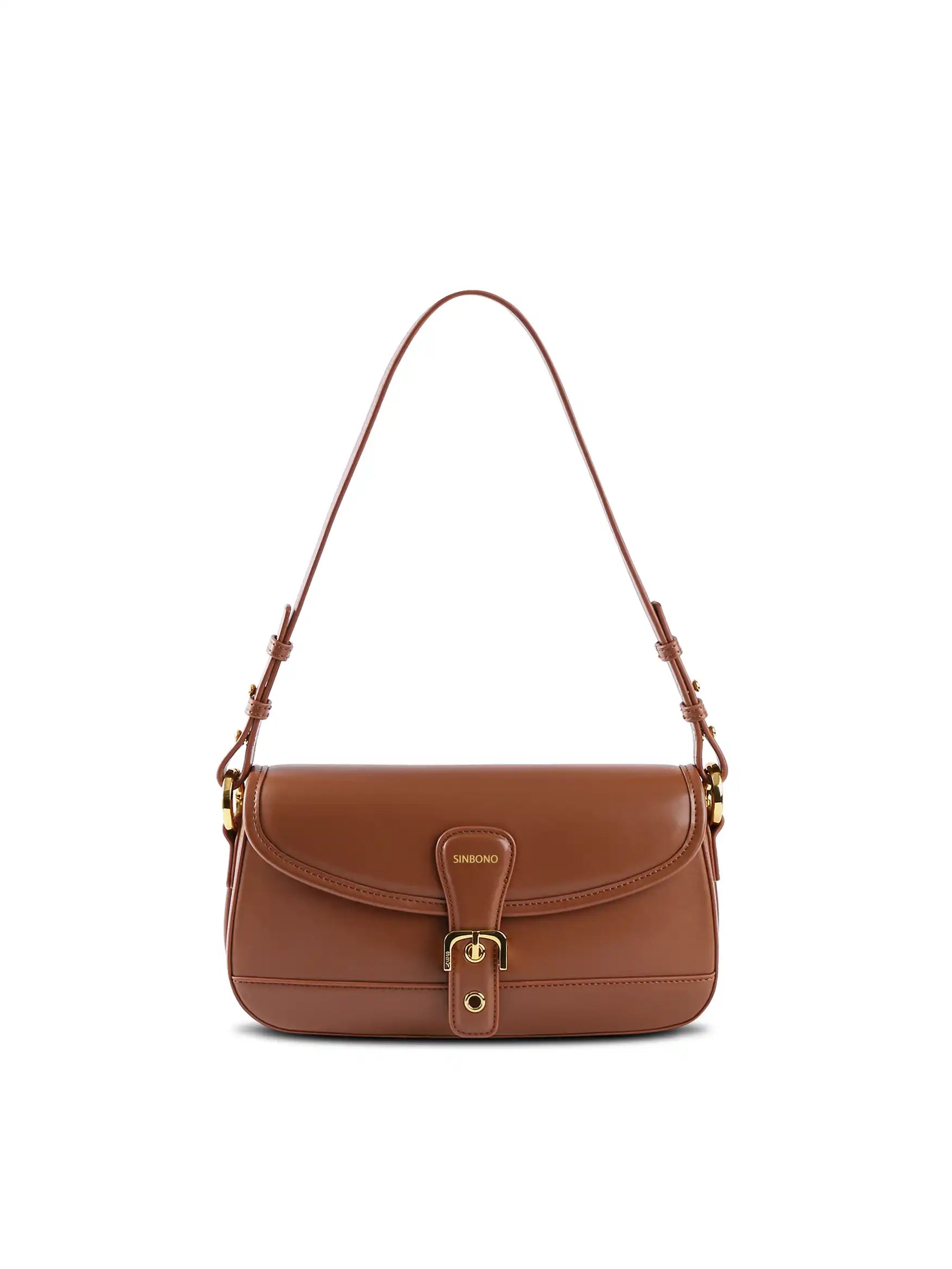 Fiona Shoulder Bag - Dark Brown