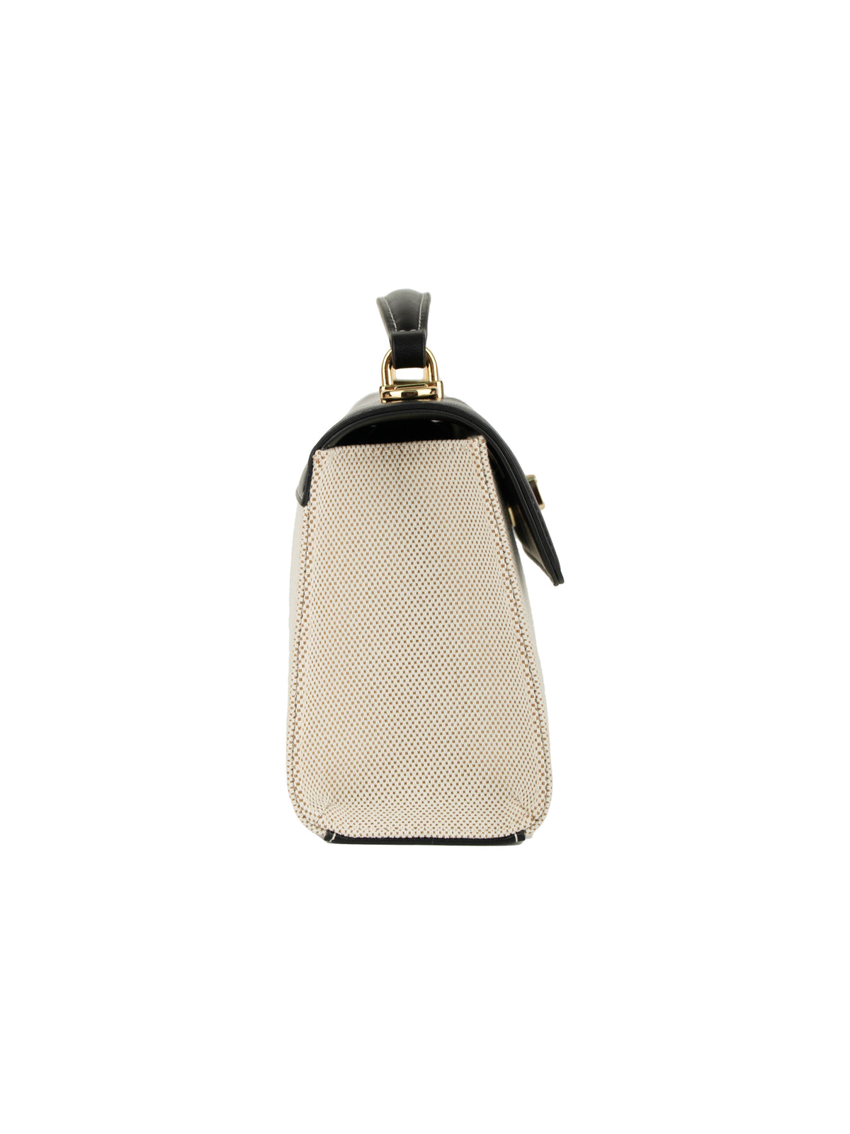 Maeve Shoulder Bag - Ivory with black