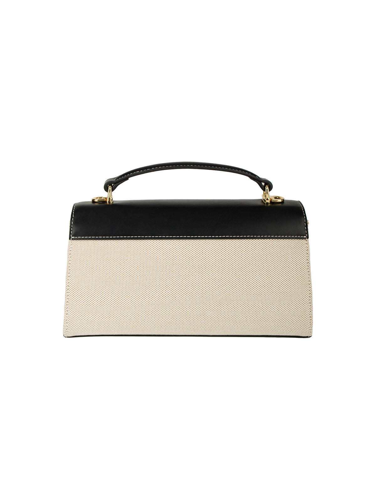 Maeve Shoulder Bag - Ivory with black