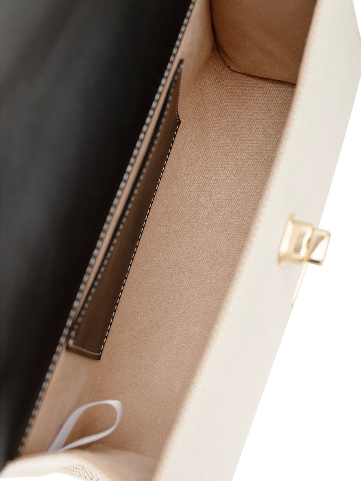 Maeve Shoulder Bag - Ivory with black