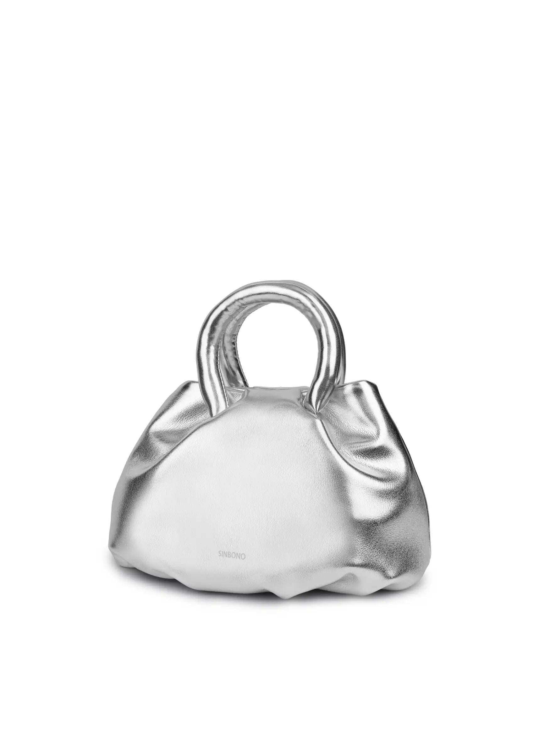 Gal Top Handle Crossbody Bag - Silver