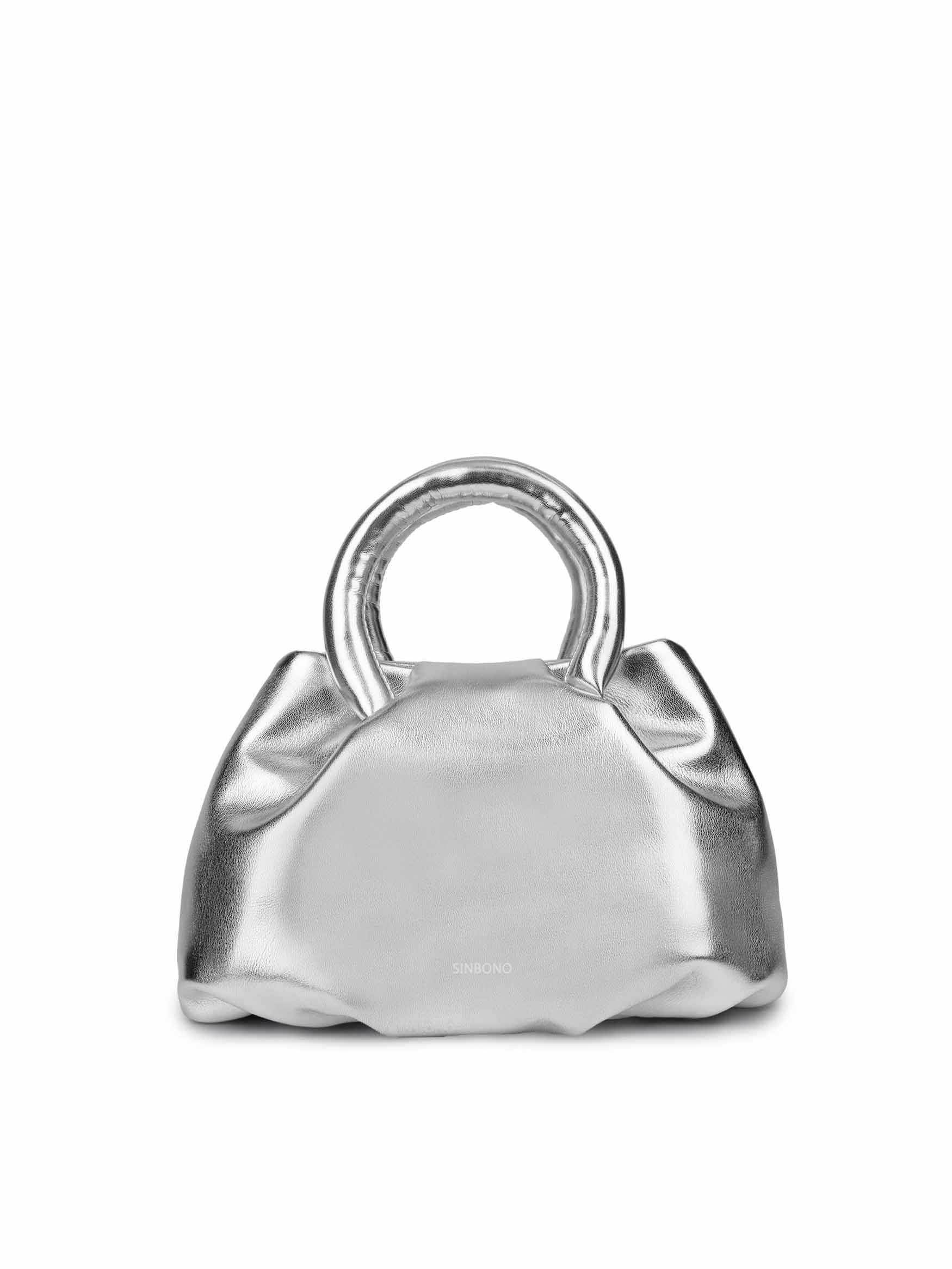 Gal Top Handle Crossbody Bag - Silver