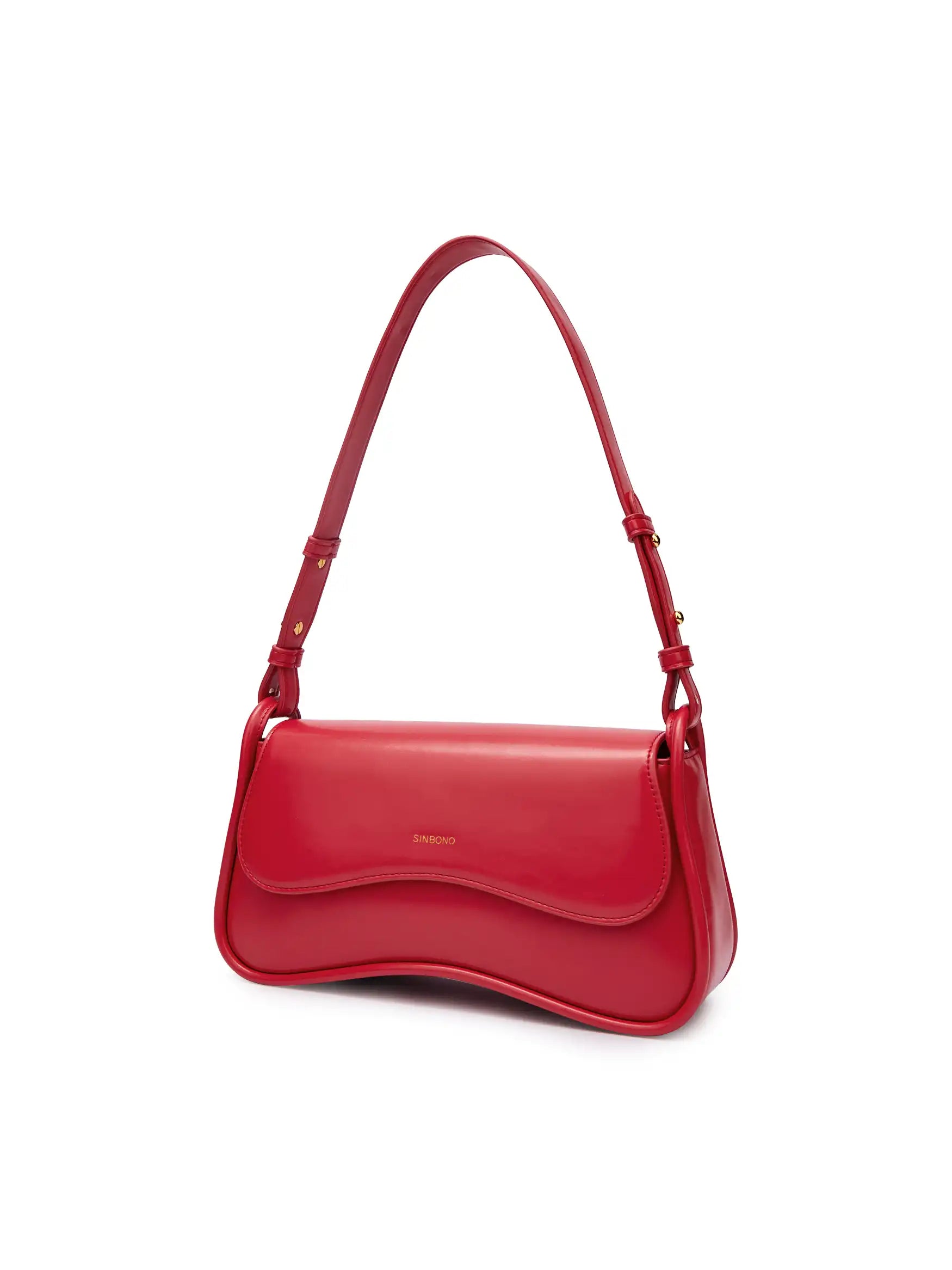 Zoe Shoulder Bag - Red