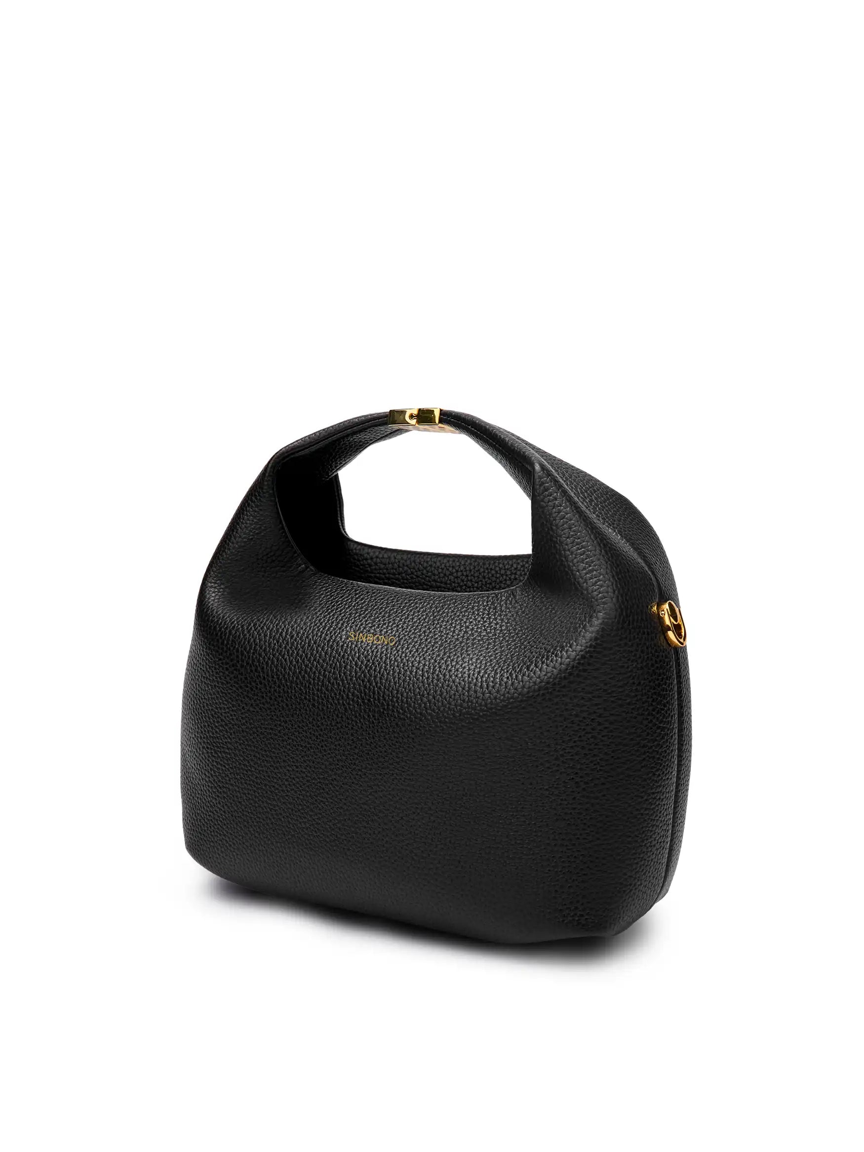 Vivienne Top Handle Crossbody Bag - Black