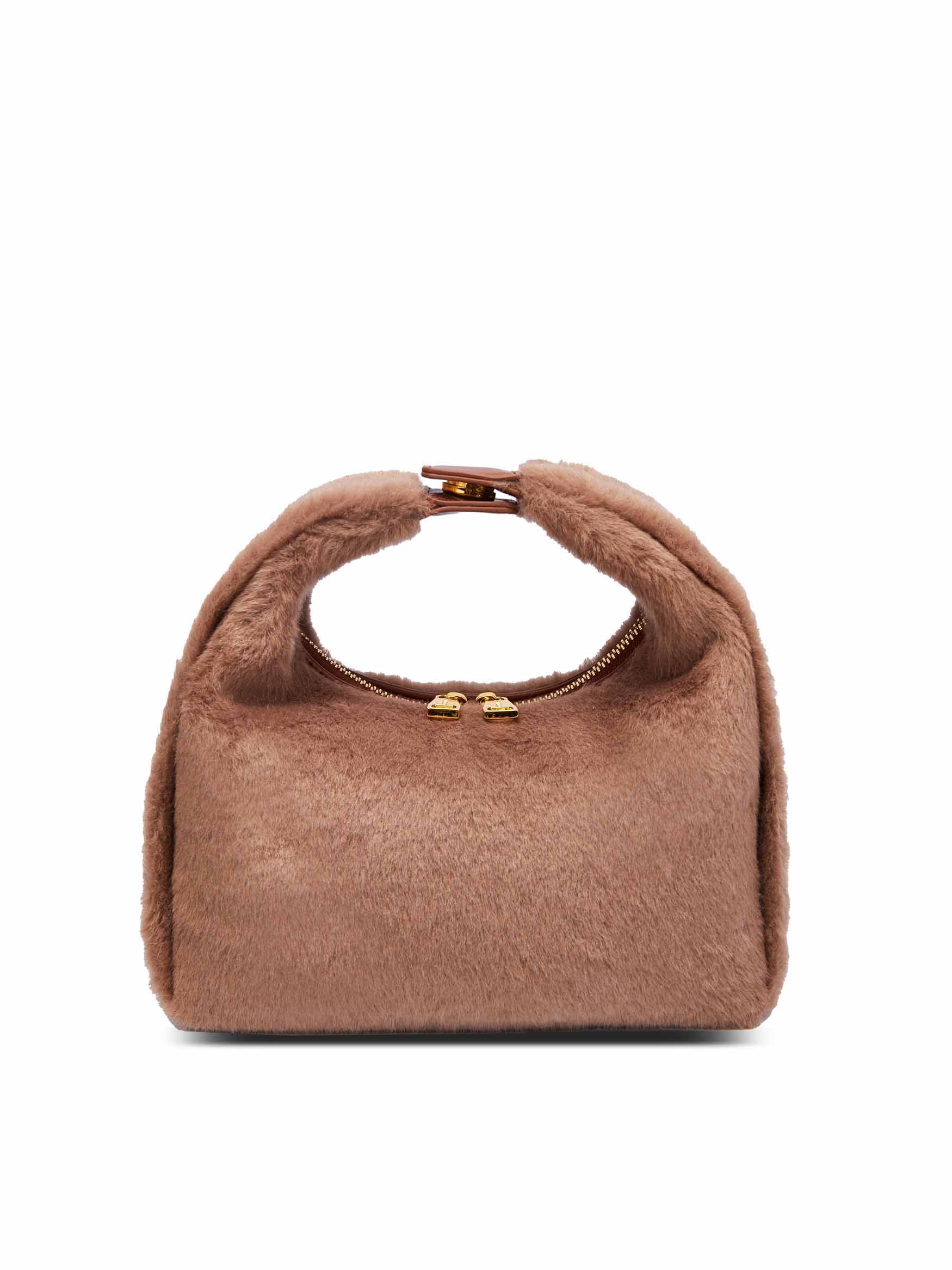 Medium Vienna Top Handle  Crossbody Bag  - Elephant Gray