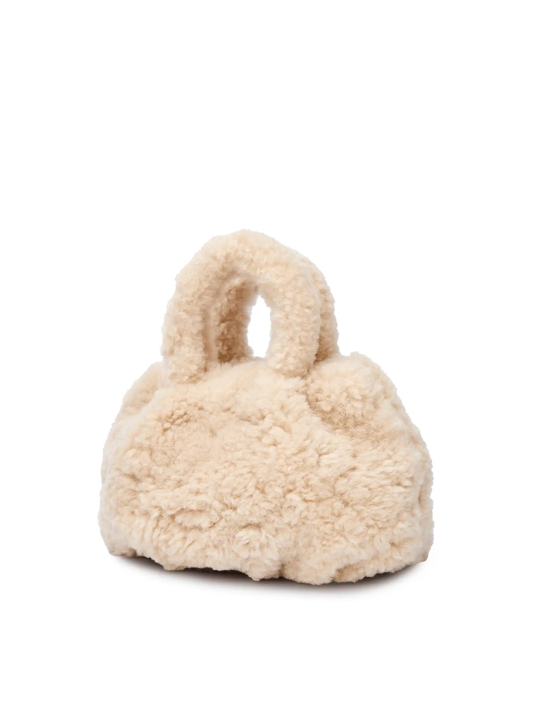 Gal Top Handle Crossbody Bag -  Light Beige