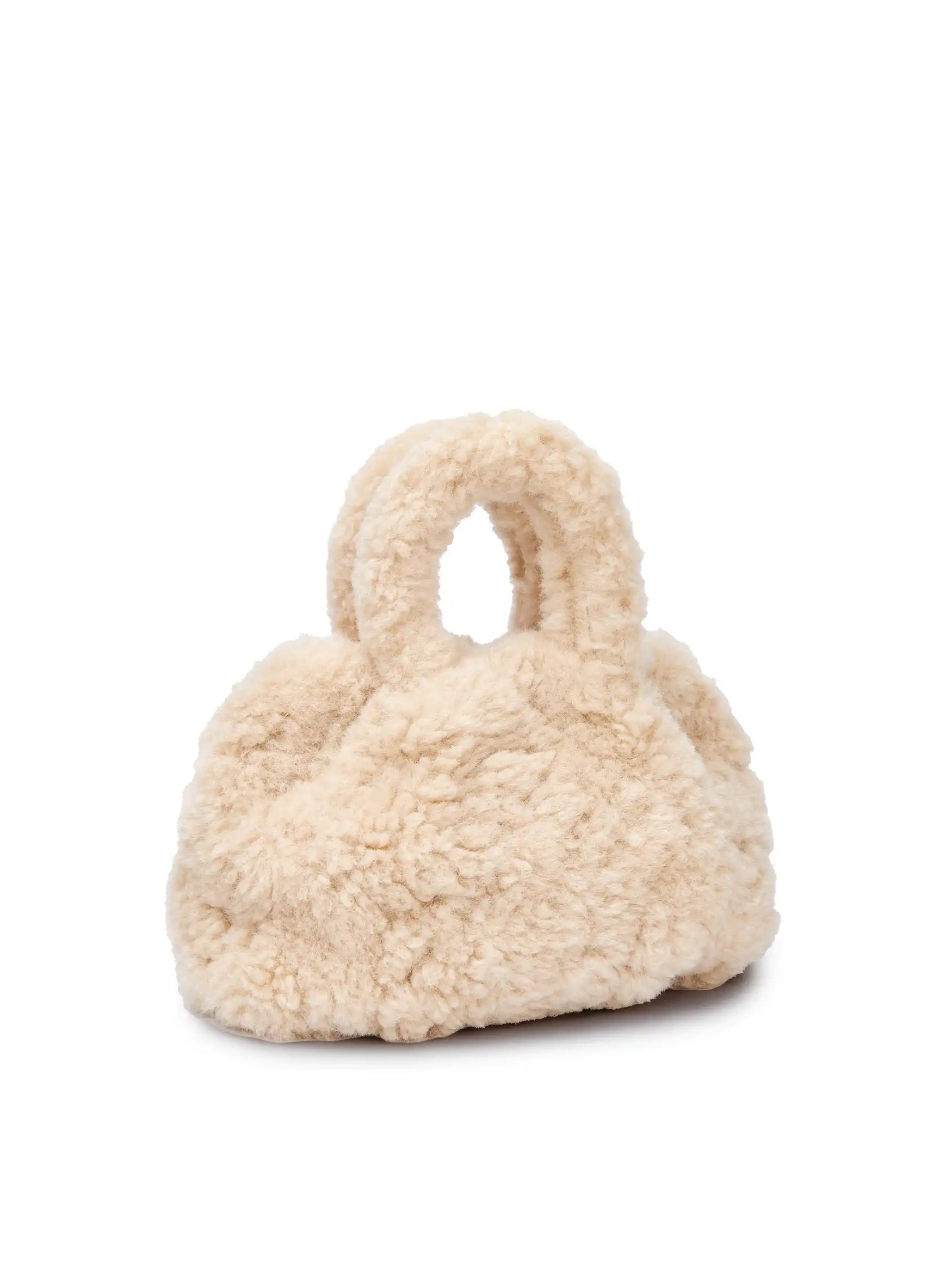 Gal Top Handle Crossbody Bag -  Light Beige