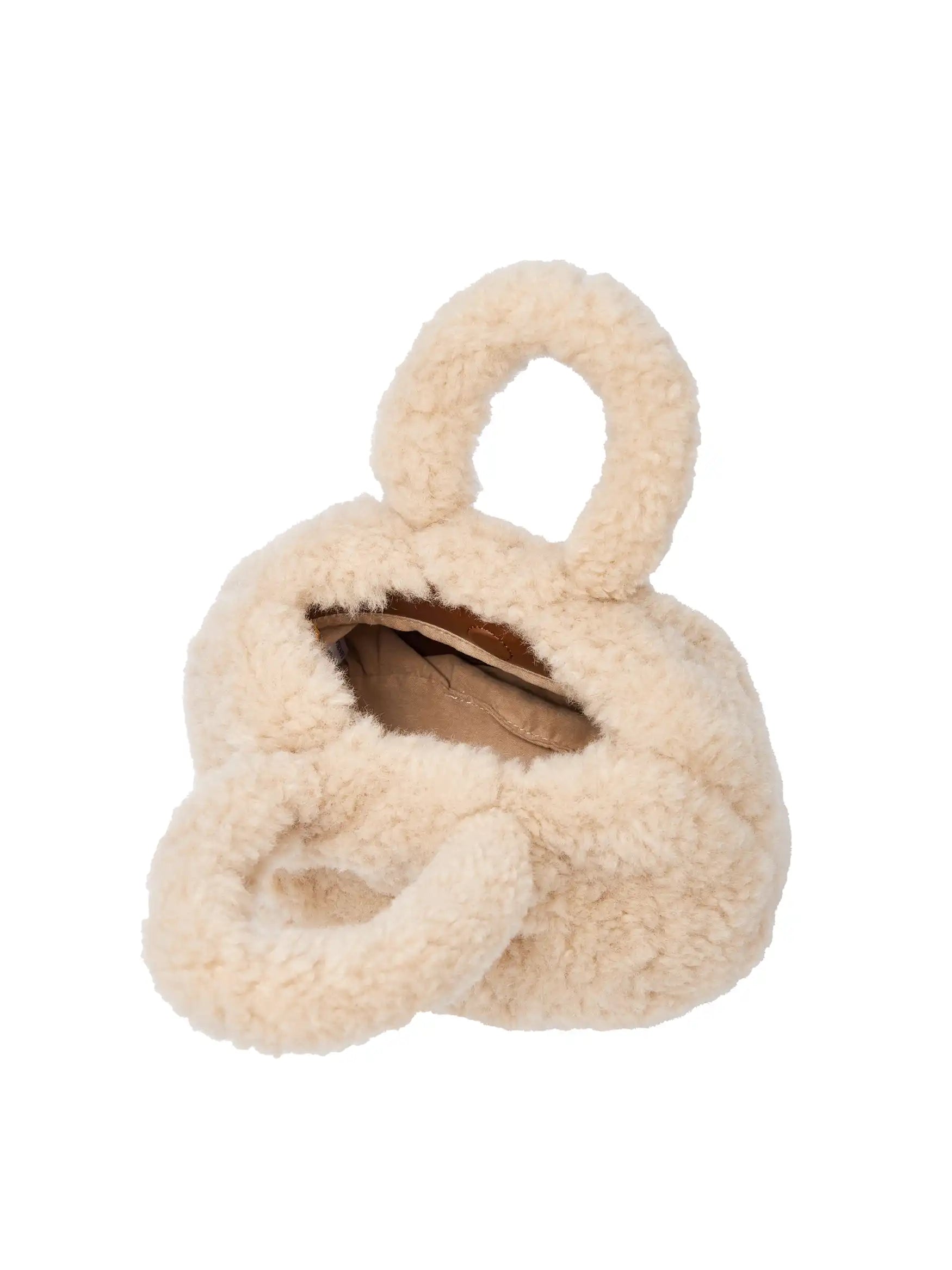 Gal Top Handle Crossbody Bag -  Light Beige