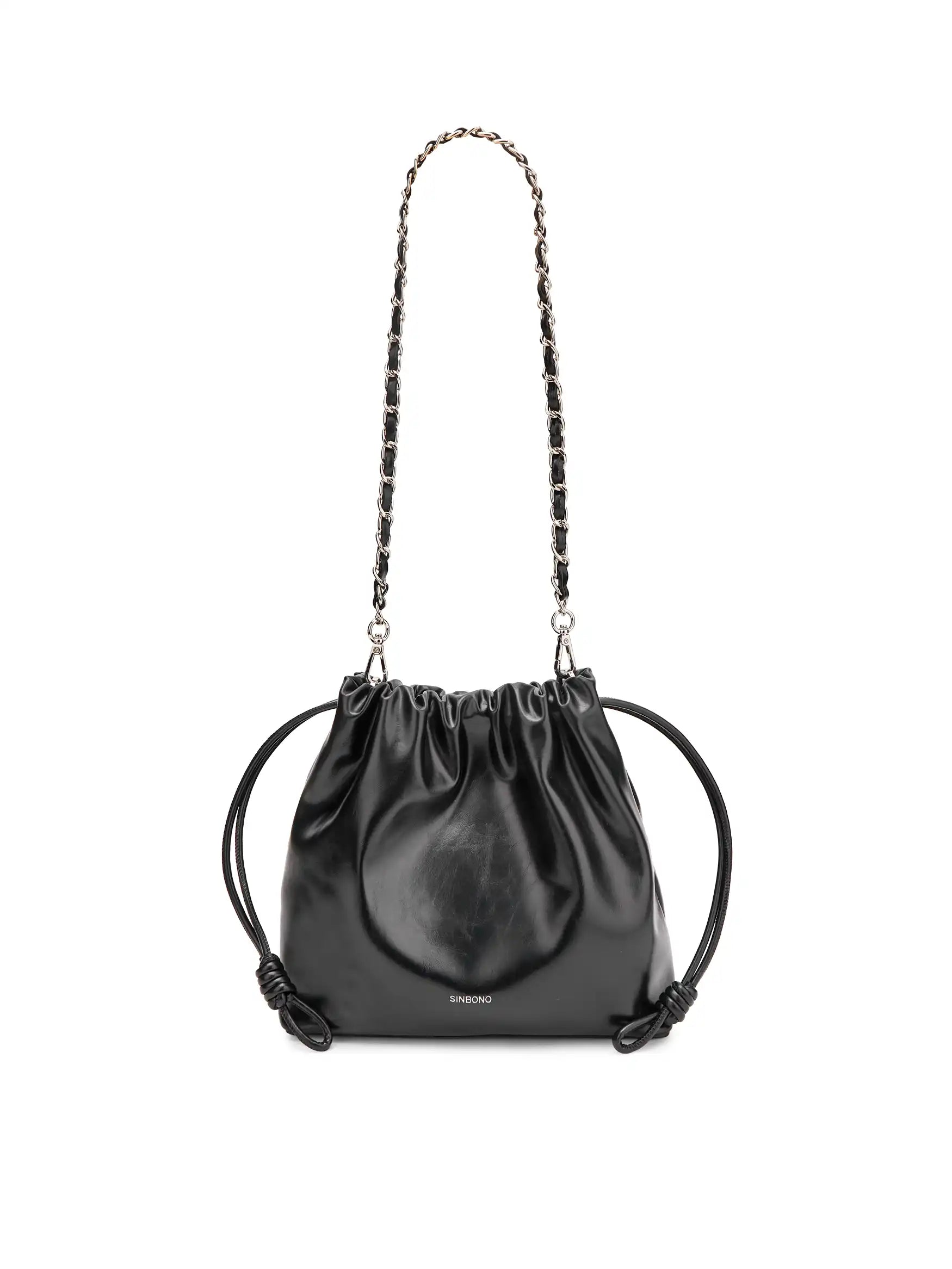 Clara Shoulder Crossbody Bag - Black