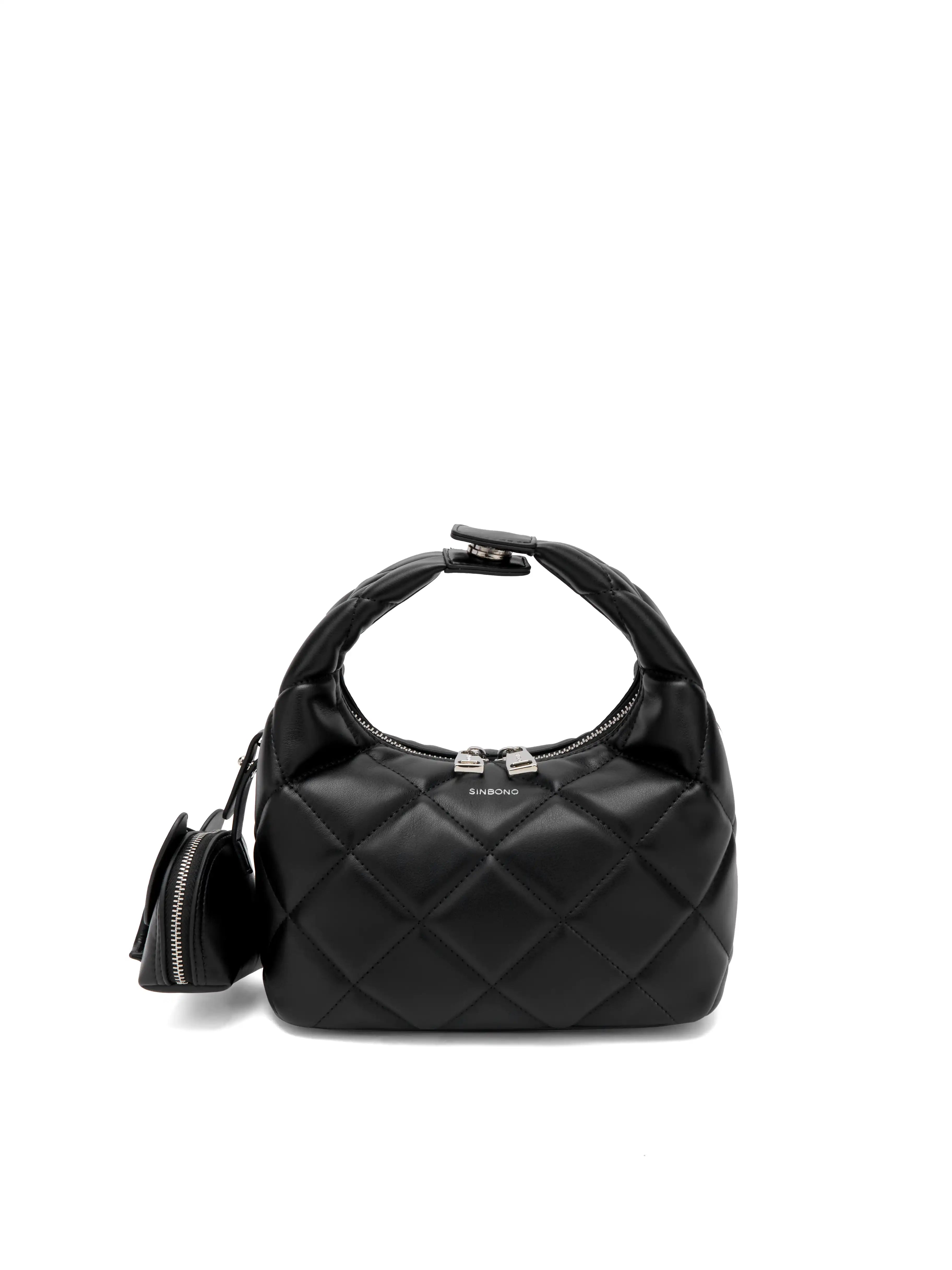 Vienna Top Handle  Crossbody Bag（2.0）- Black