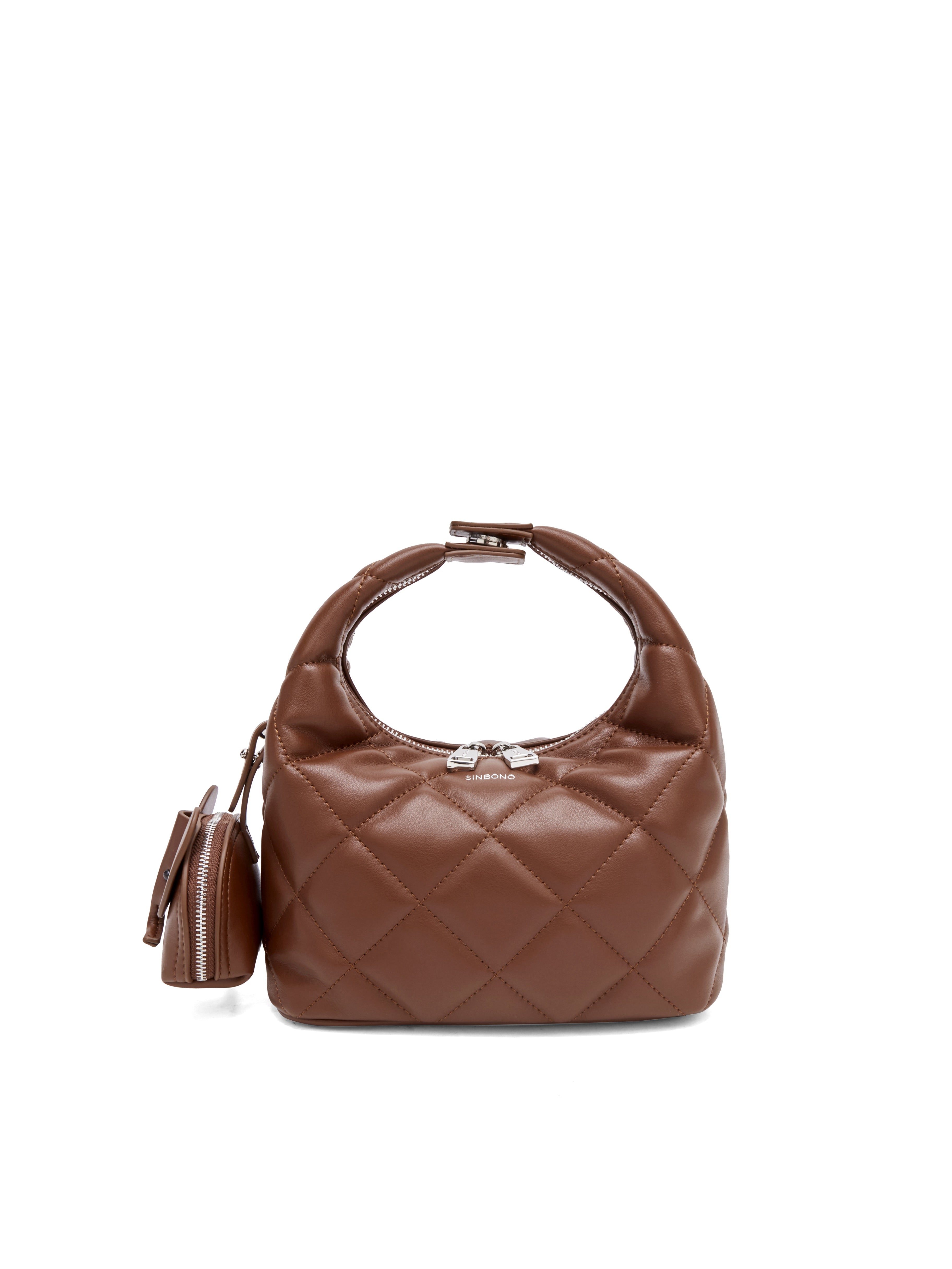 Vienna Top Handle  Crossbody Bag（2.0）- Brown