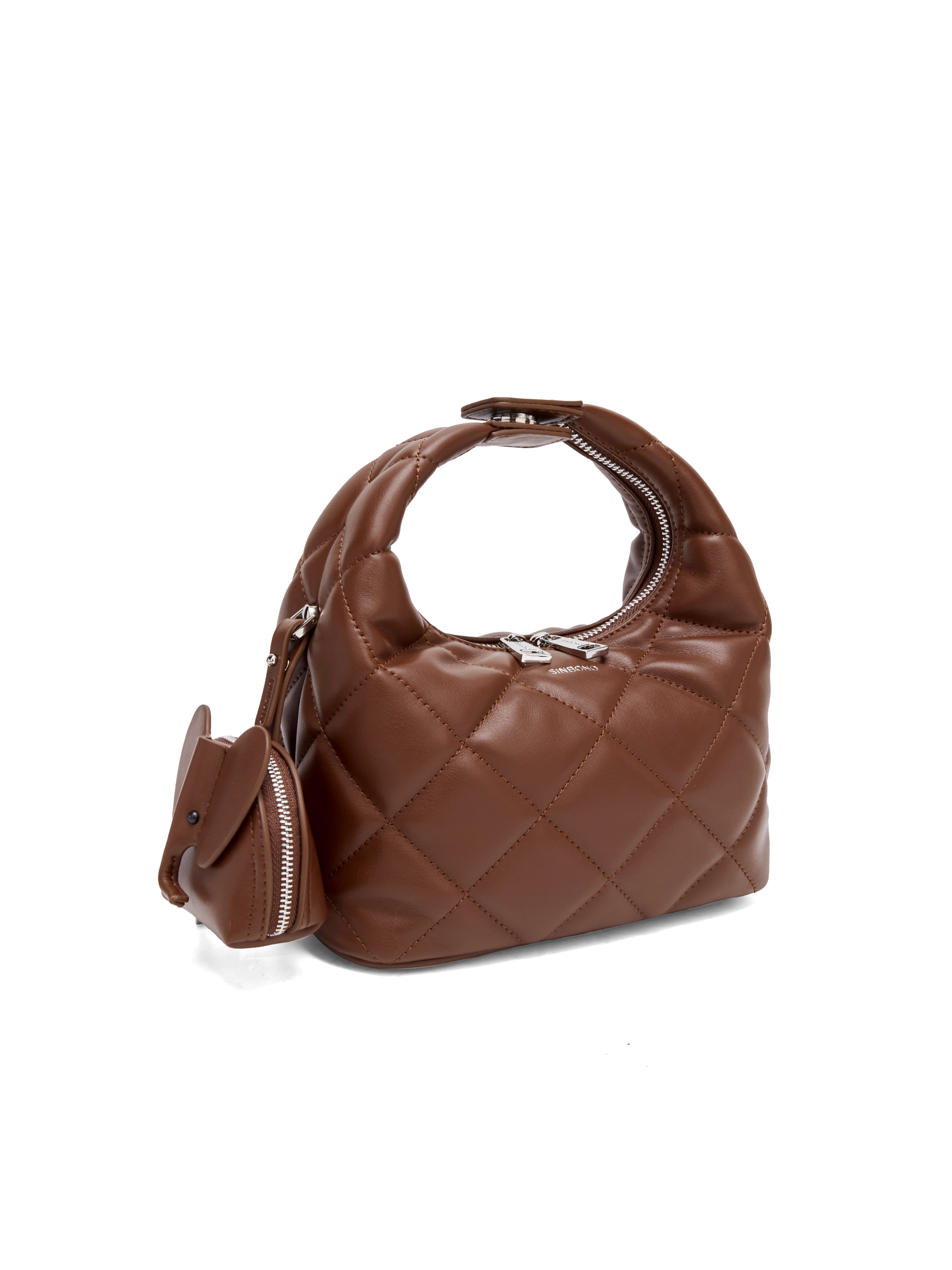 Vienna Top Handle  Crossbody Bag（2.0）- Brown