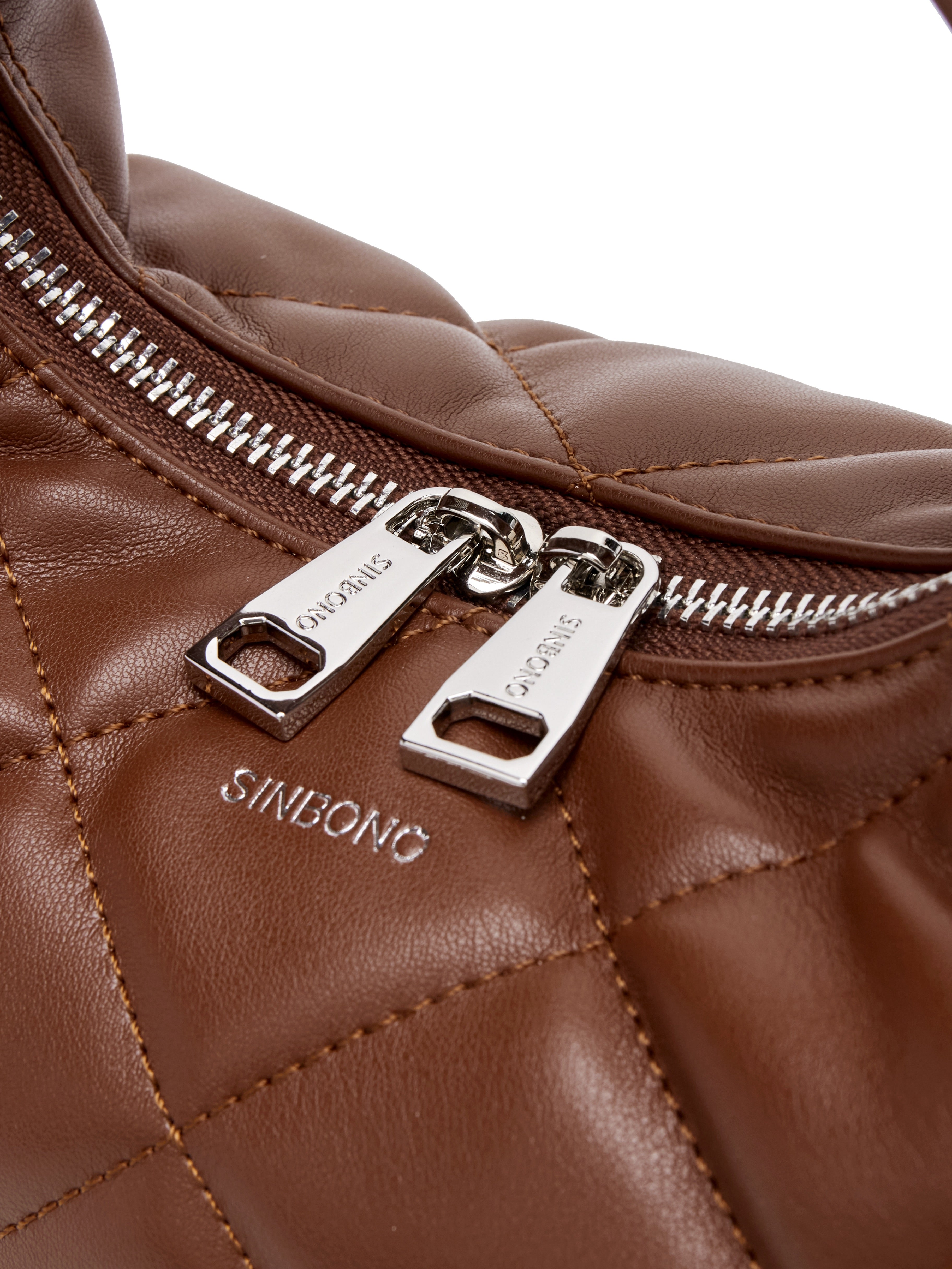 Vienna Top Handle  Crossbody Bag（2.0）- Brown
