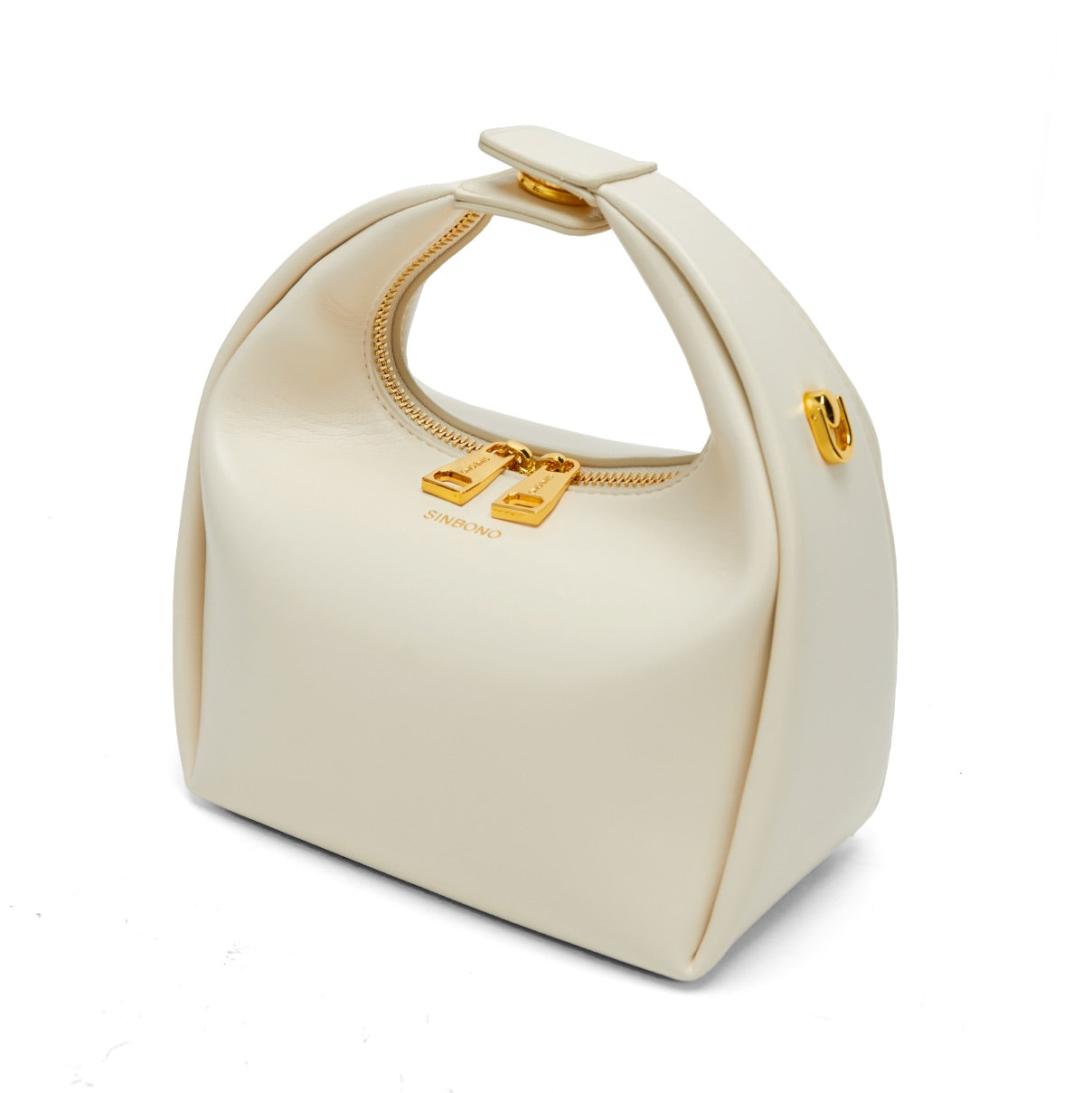 Vienna Top Handle  Crossbody Bag（3.0）-  Ivory