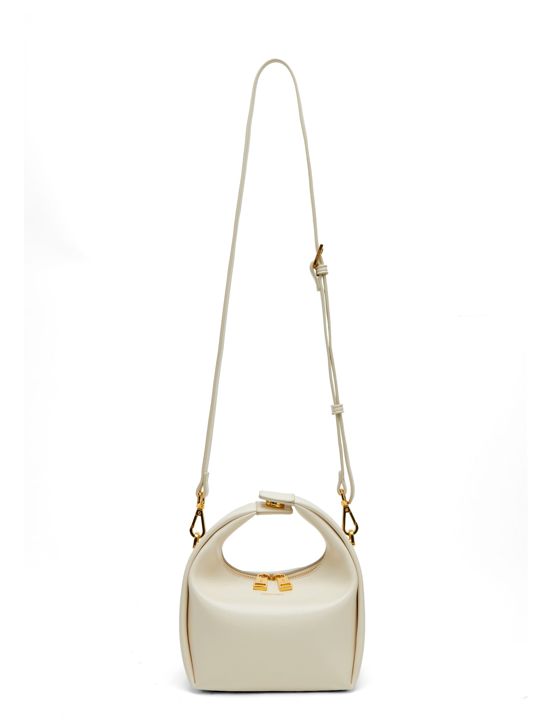 Vienna Top Handle  Crossbody Bag（3.0）-  Ivory