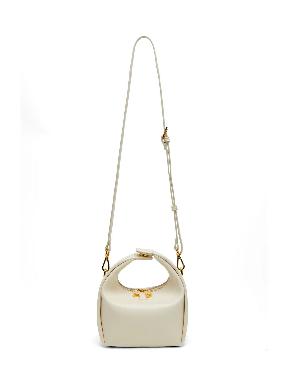 Vienna Top Handle  Crossbody Bag（3.0）-  Ivory