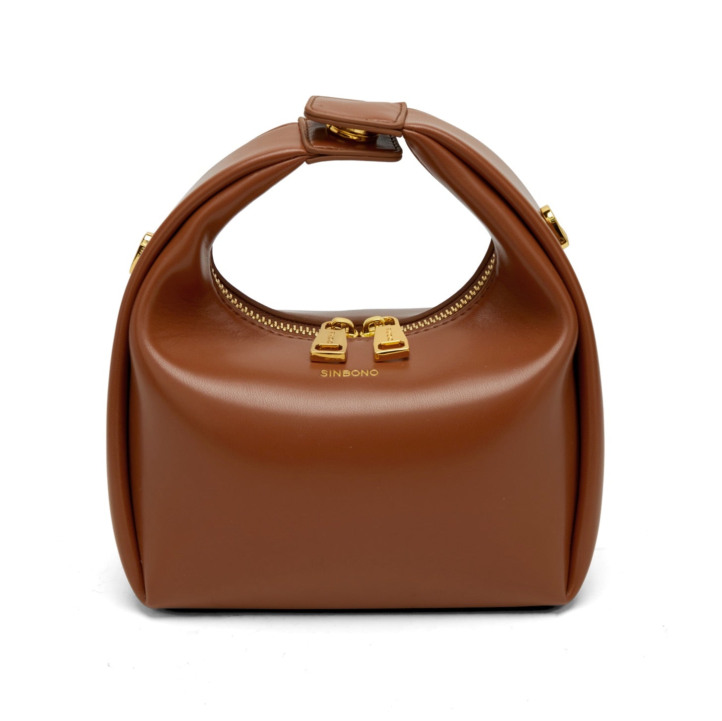 Vienna Top Handle  Crossbody Bag（3.0）-  Brown