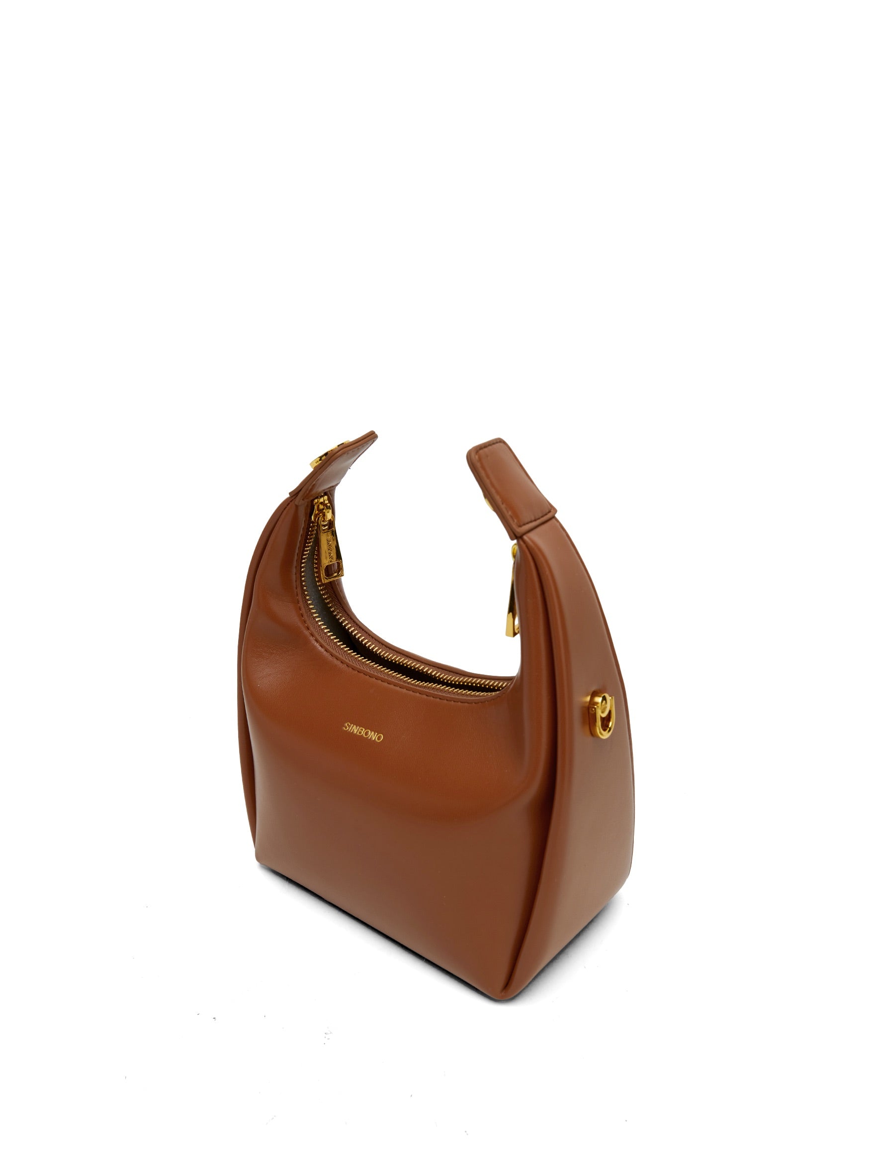 Vienna Top Handle  Crossbody Bag（3.0）-  Brown