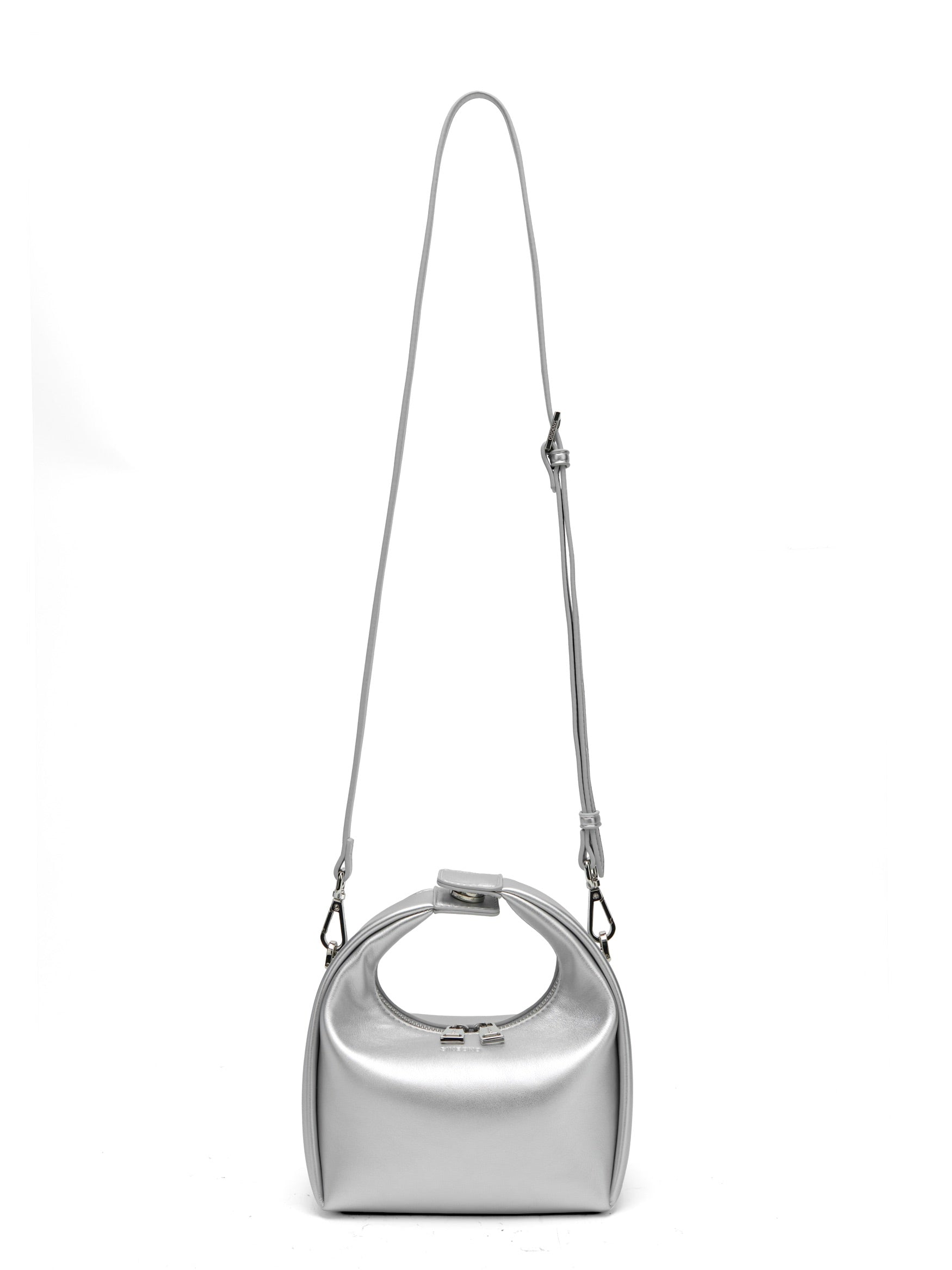Vienna Top Handle  Crossbody Bag（3.0）-  Silver