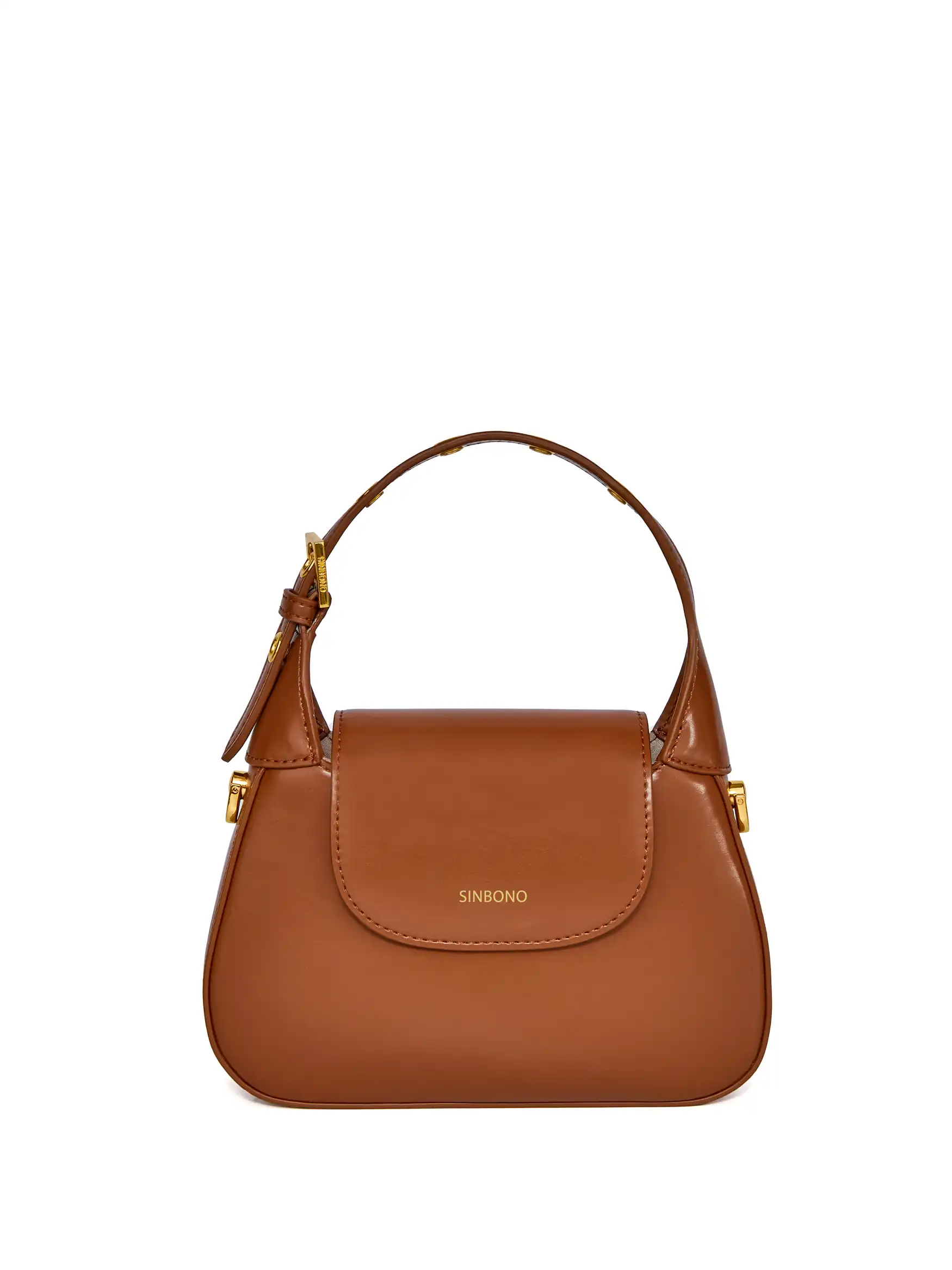 Alice Top Handle Crossbody Bag - Dark Brown