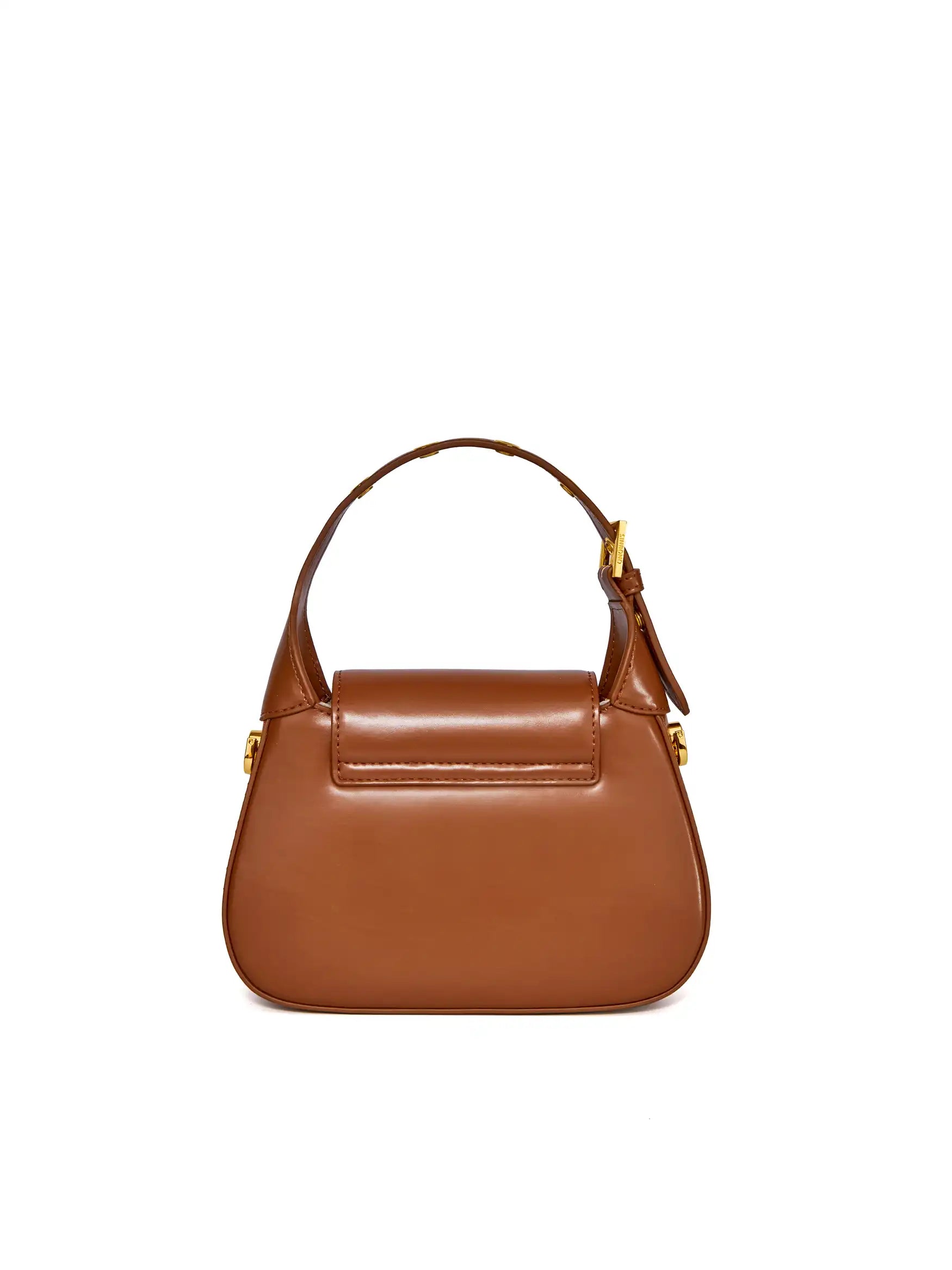 Alice Top Handle Crossbody Bag - Dark Brown