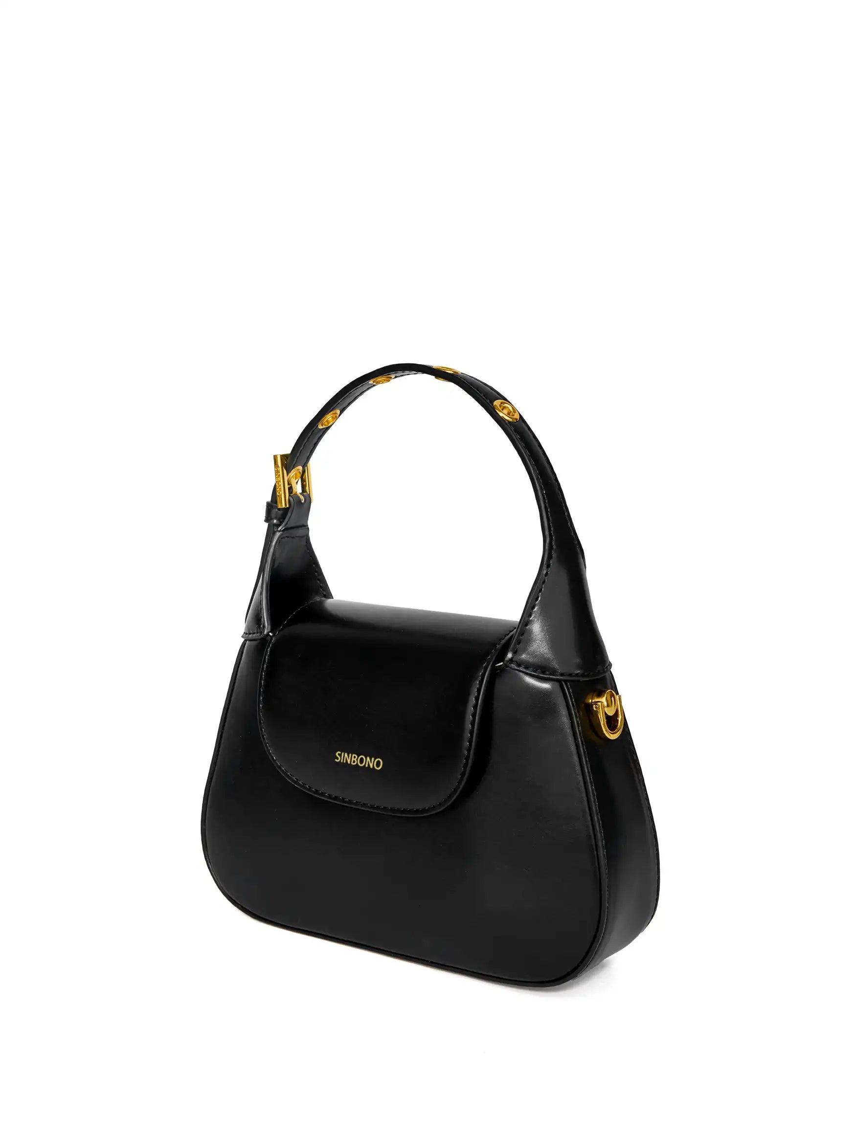 Alice Top Handle Crossbody Bag - Black