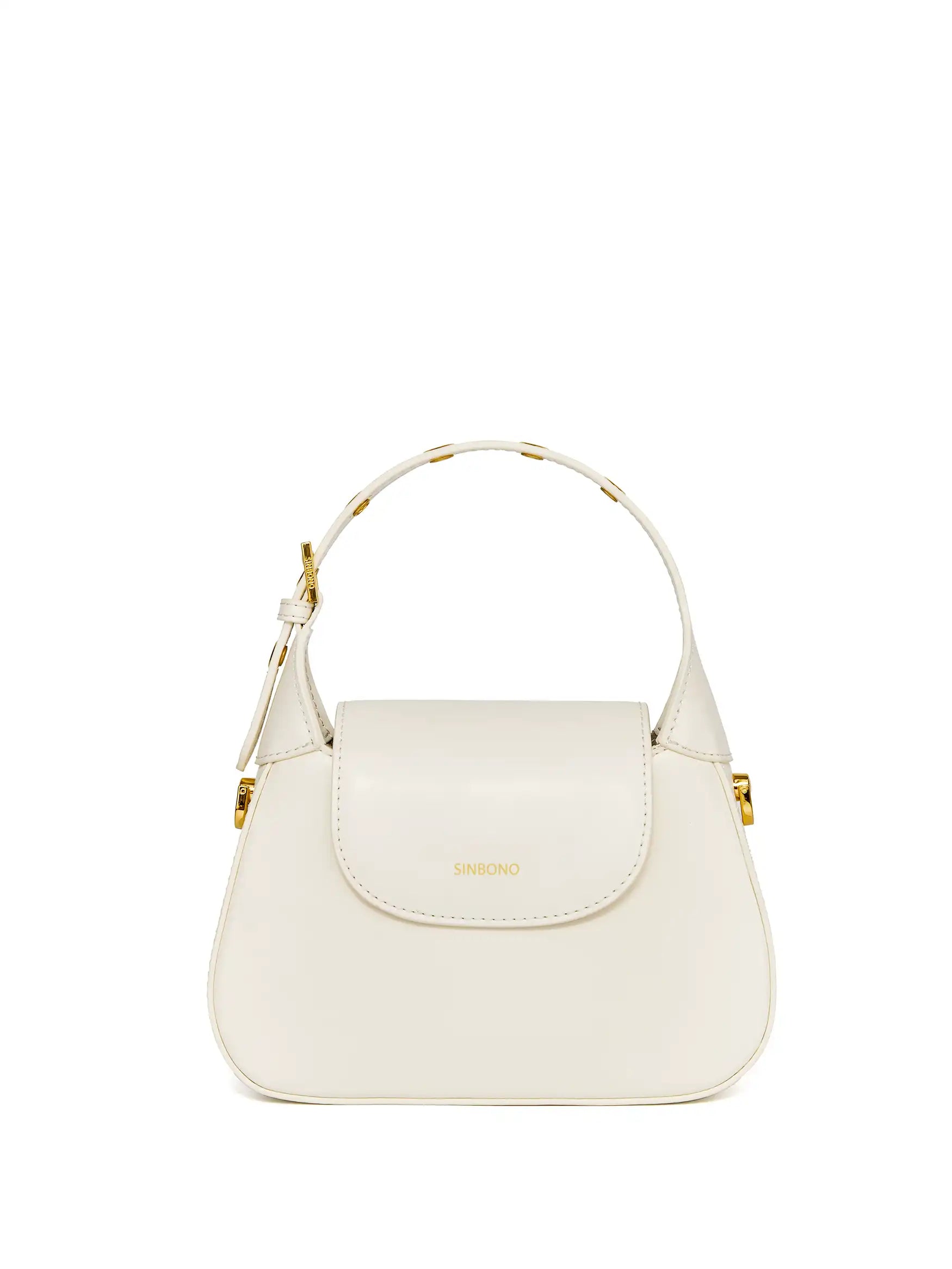 Alice Top Handle Crossbody Bag - White