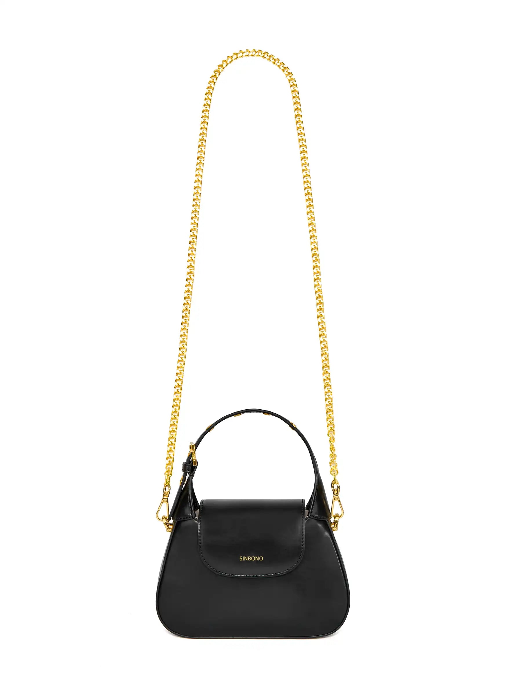Alice Top Handle Crossbody Bag - Black