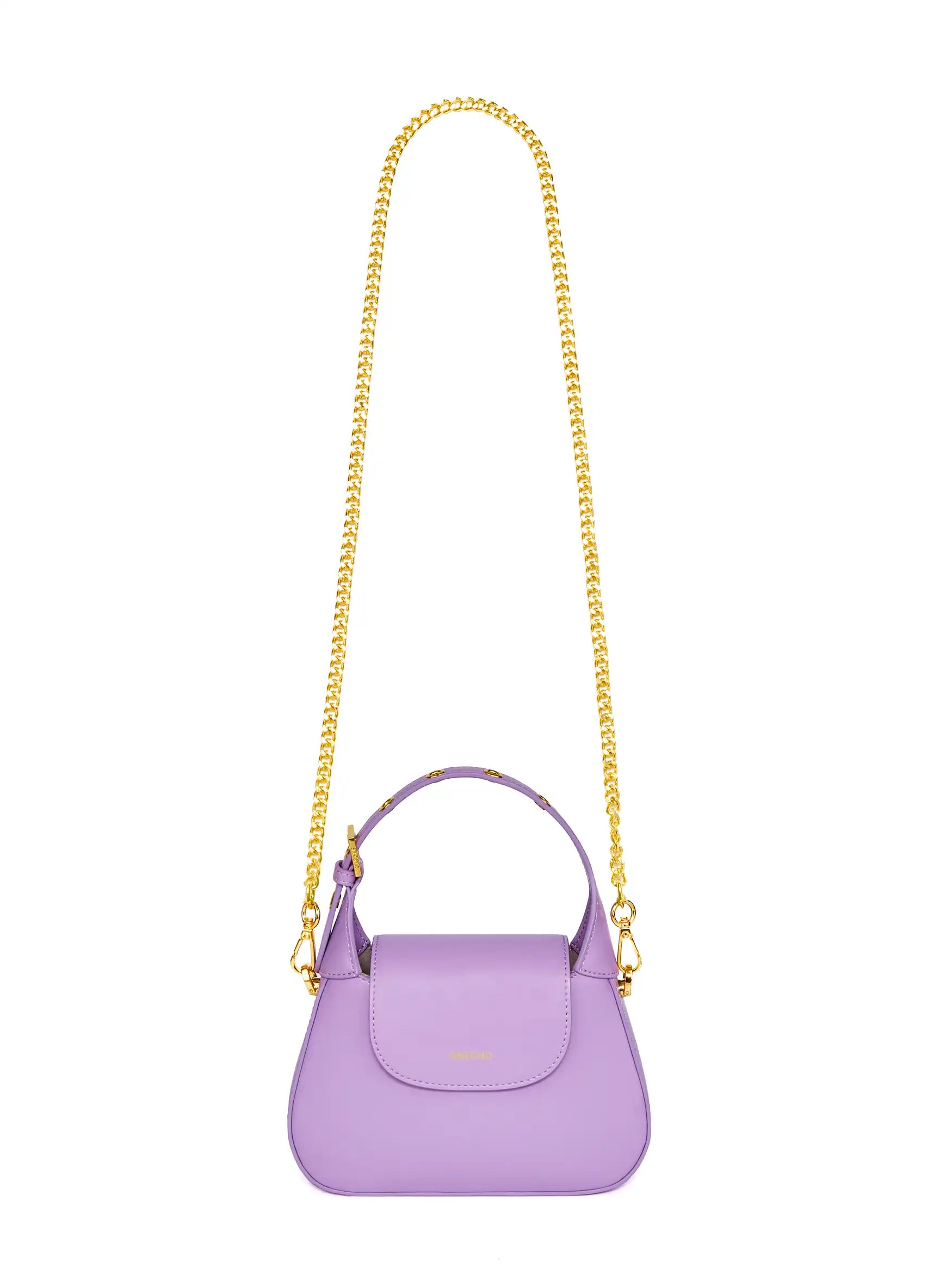 Alice Top Handle Crossbody Bag- Purple
