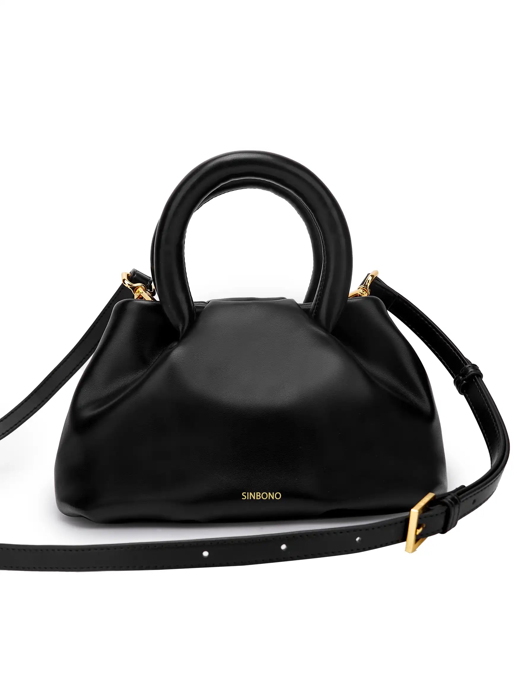 Gal Top Handle Crossbody Bag - Black