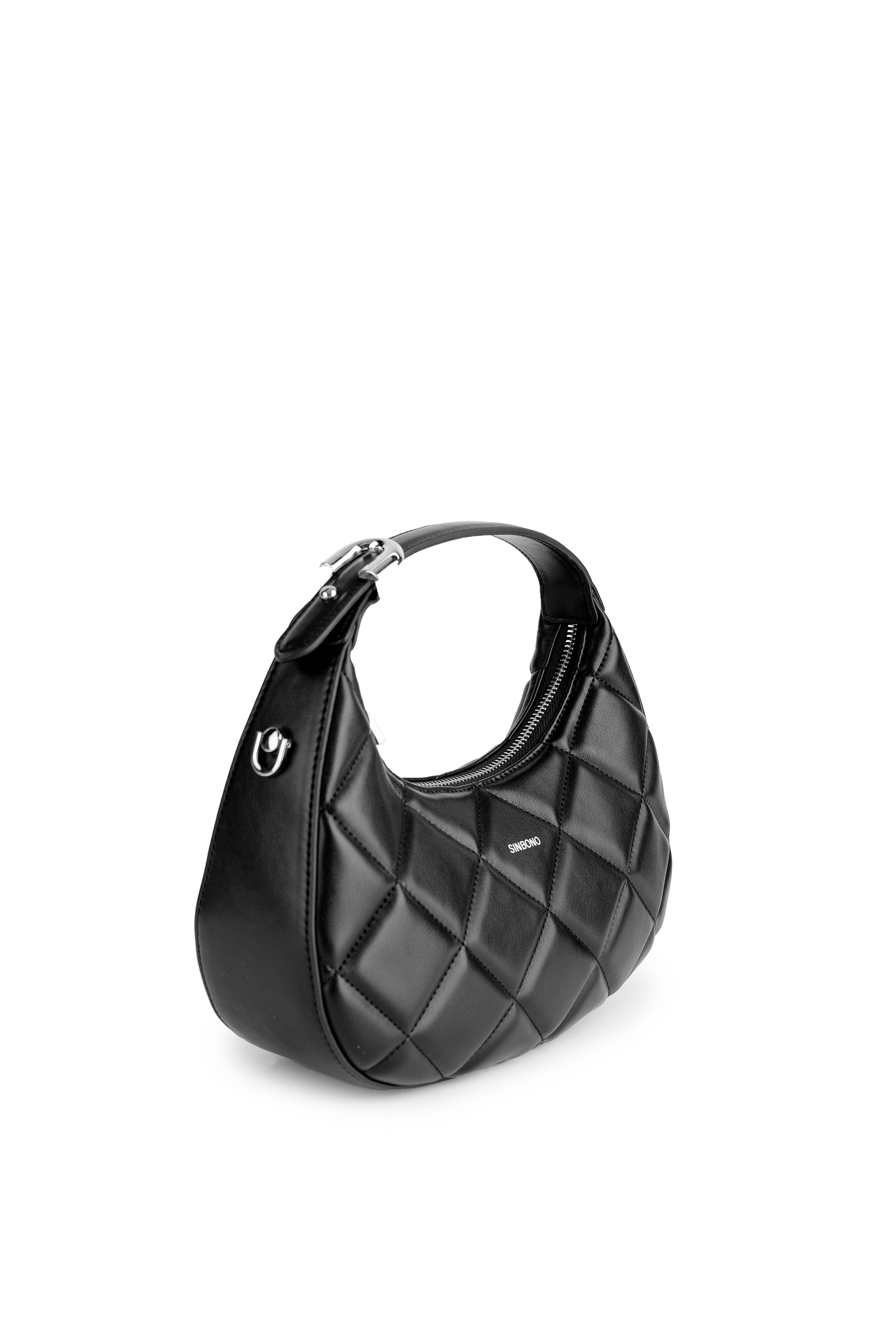 Soleil Top Handle Crossbody Bag(2.0) - Black