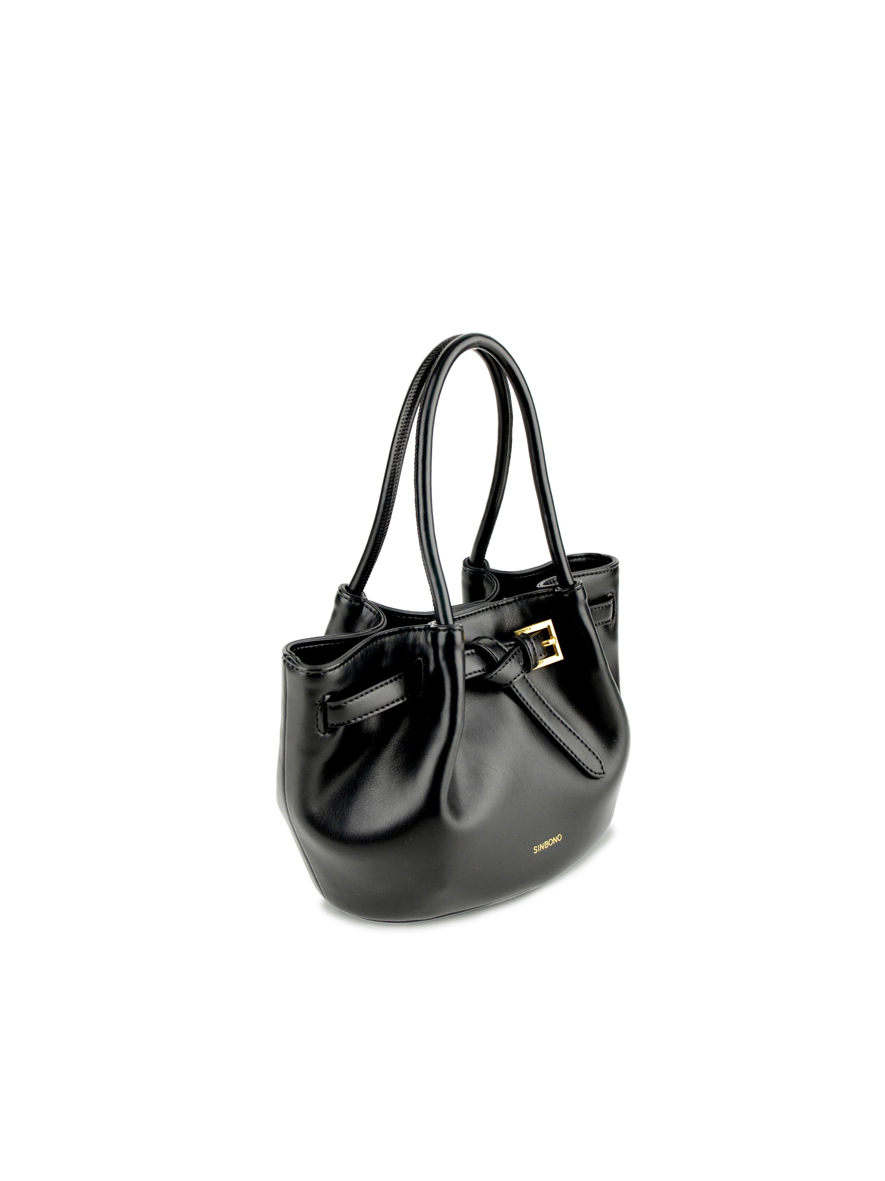 Elise Top Handle  Crossbody Bag-  Black