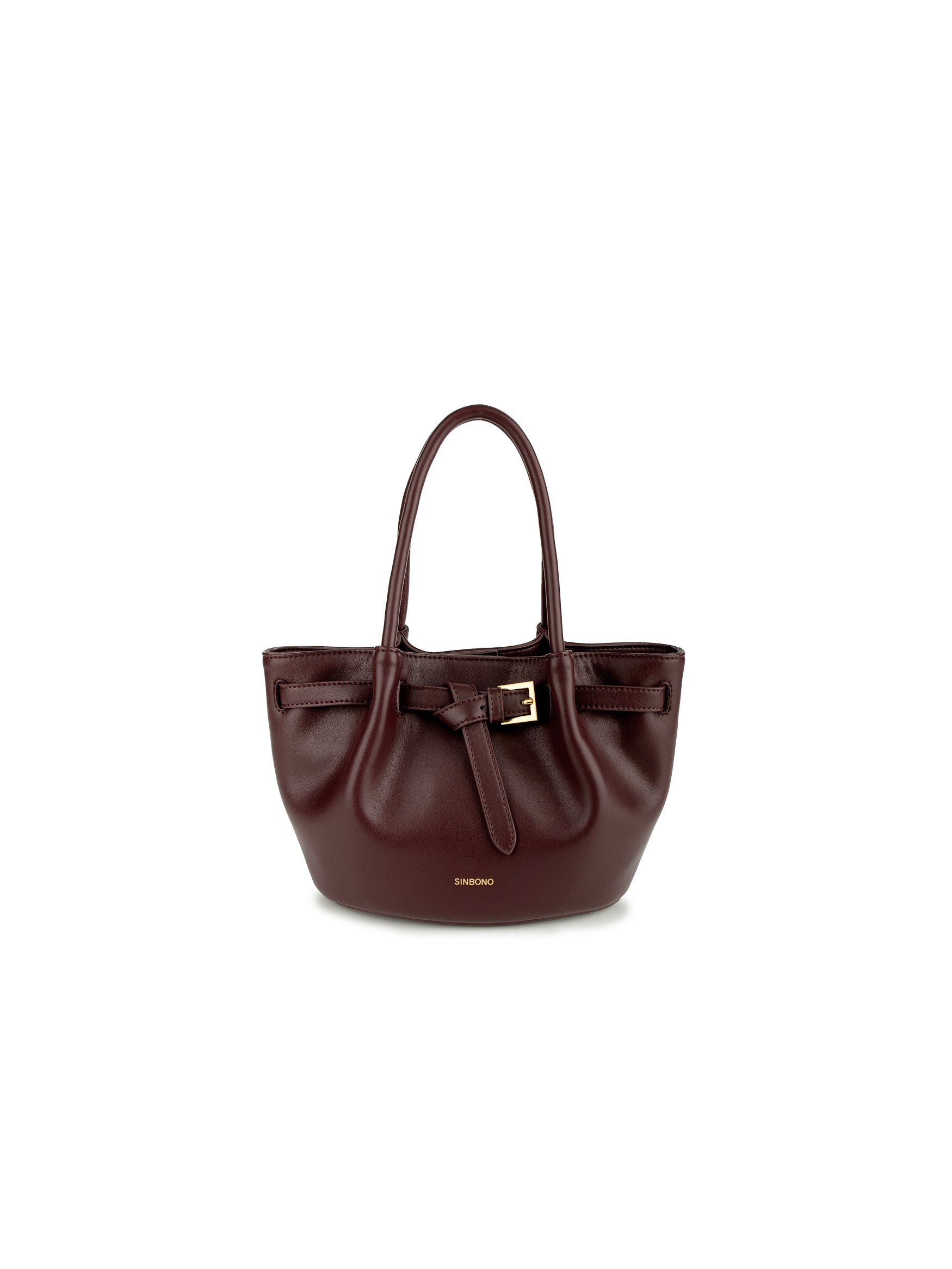EliseTop Handle  Crossbody Bag-  Wine Red