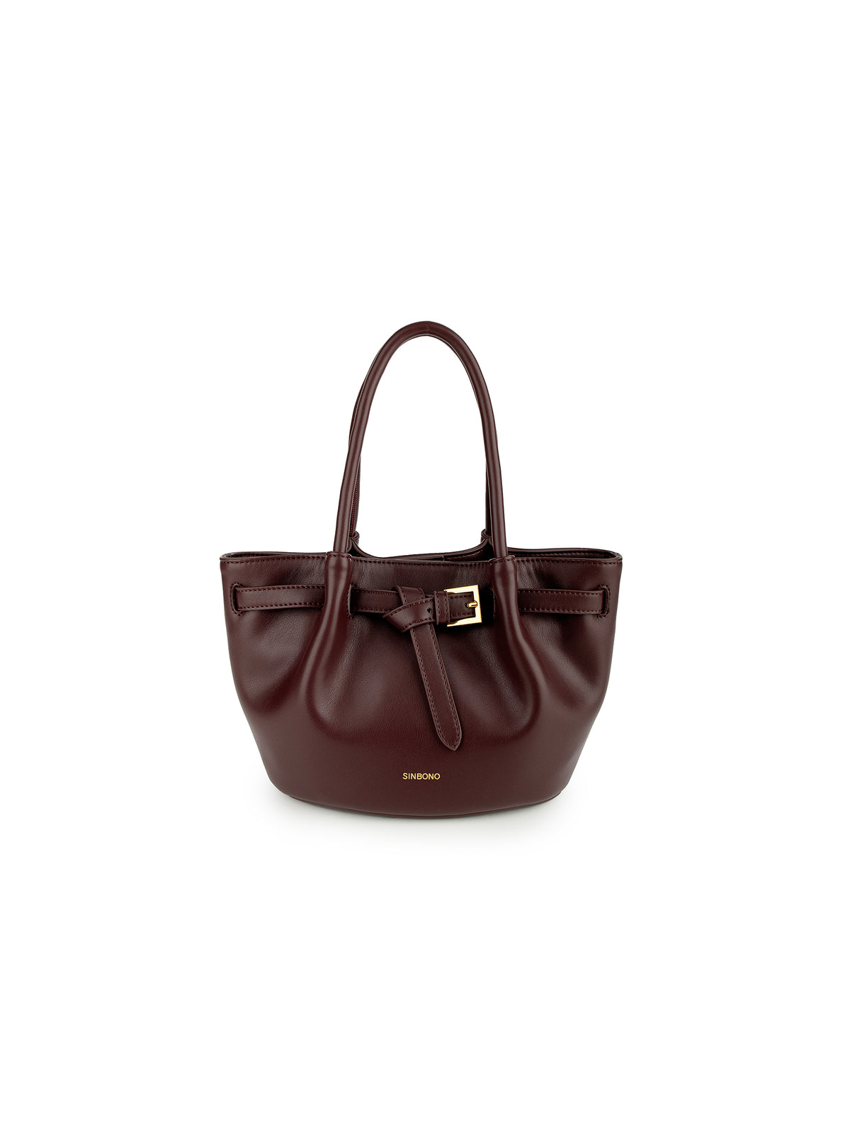 EliseTop Handle  Crossbody Bag-  Wine Red