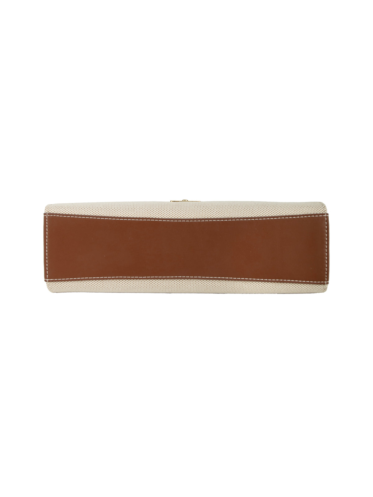 Maeve Shoulder Bag - Ivory with brown